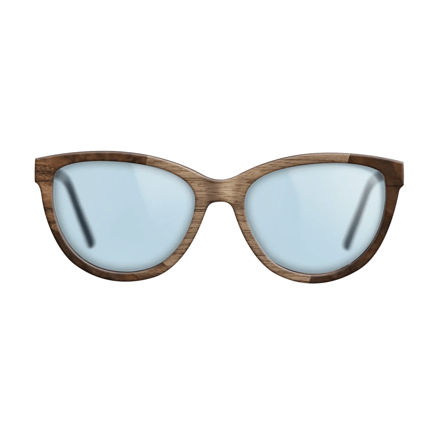 Santos Rosewood Dark,Walnut Burl,Walnut: Straight Grain: Wedge - The Maiden - Cat - 1894 - SIRIS wood optic