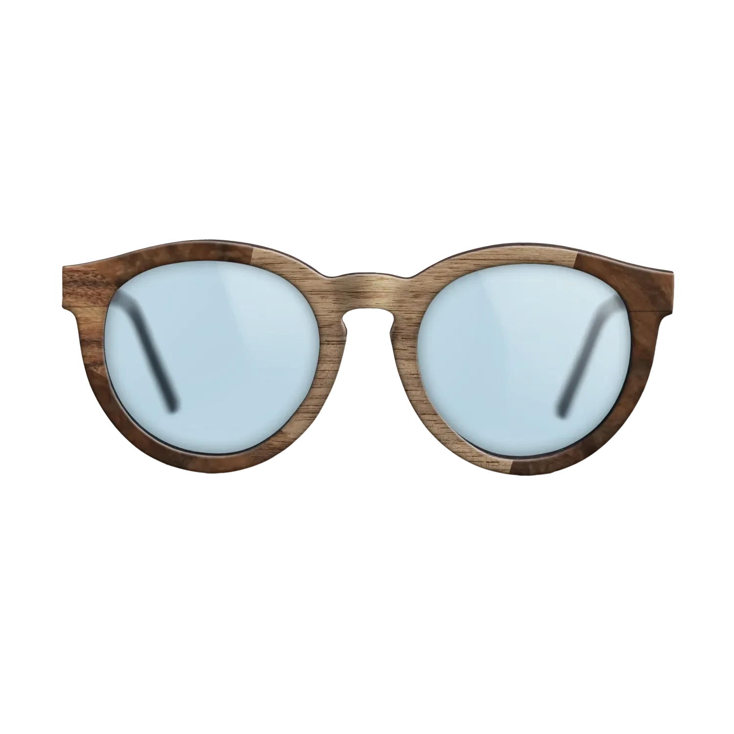 Santos Rosewood Dark,Walnut Burl,Walnut: Straight Grain: Wedge - The Rebel - Round - 1894 - SIRIS wood optic