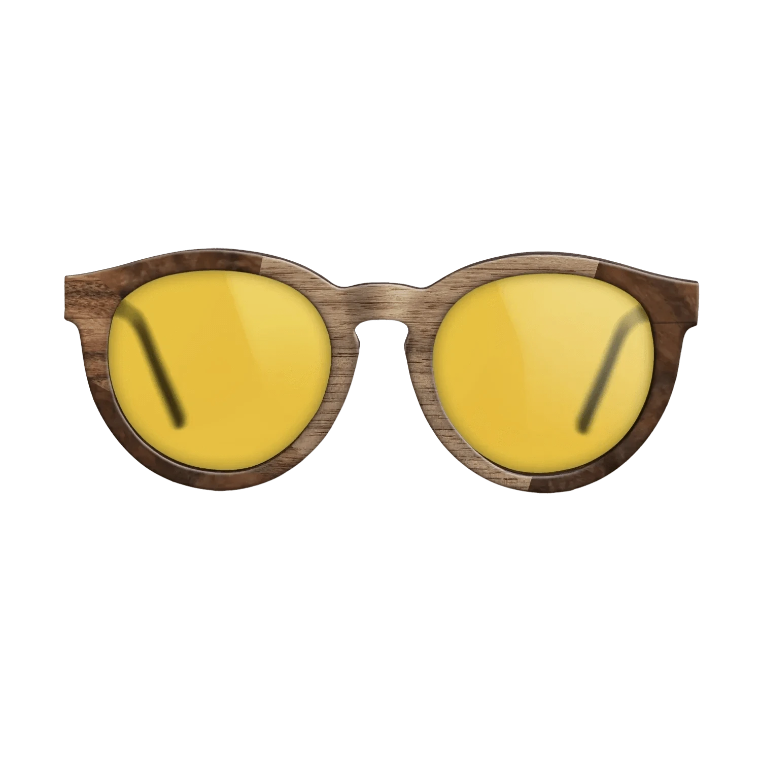 Santos Rosewood Dark,Walnut Burl,Walnut: Straight Grain: Wedge - The Rebel - Round - 1894 - SIRIS wood optic