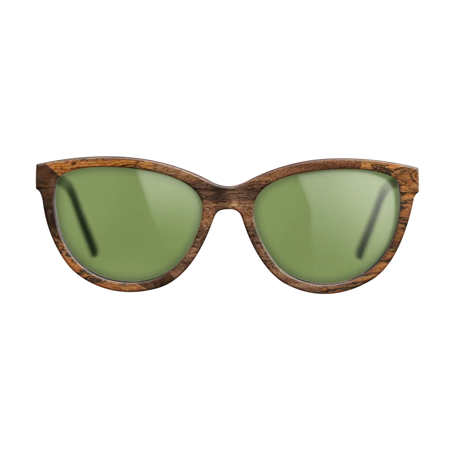 Walnut Burl,Bocote,Santos Rosewood Dark: Wedge - The Maiden - Cat - 1719 - SIRIS wood optic