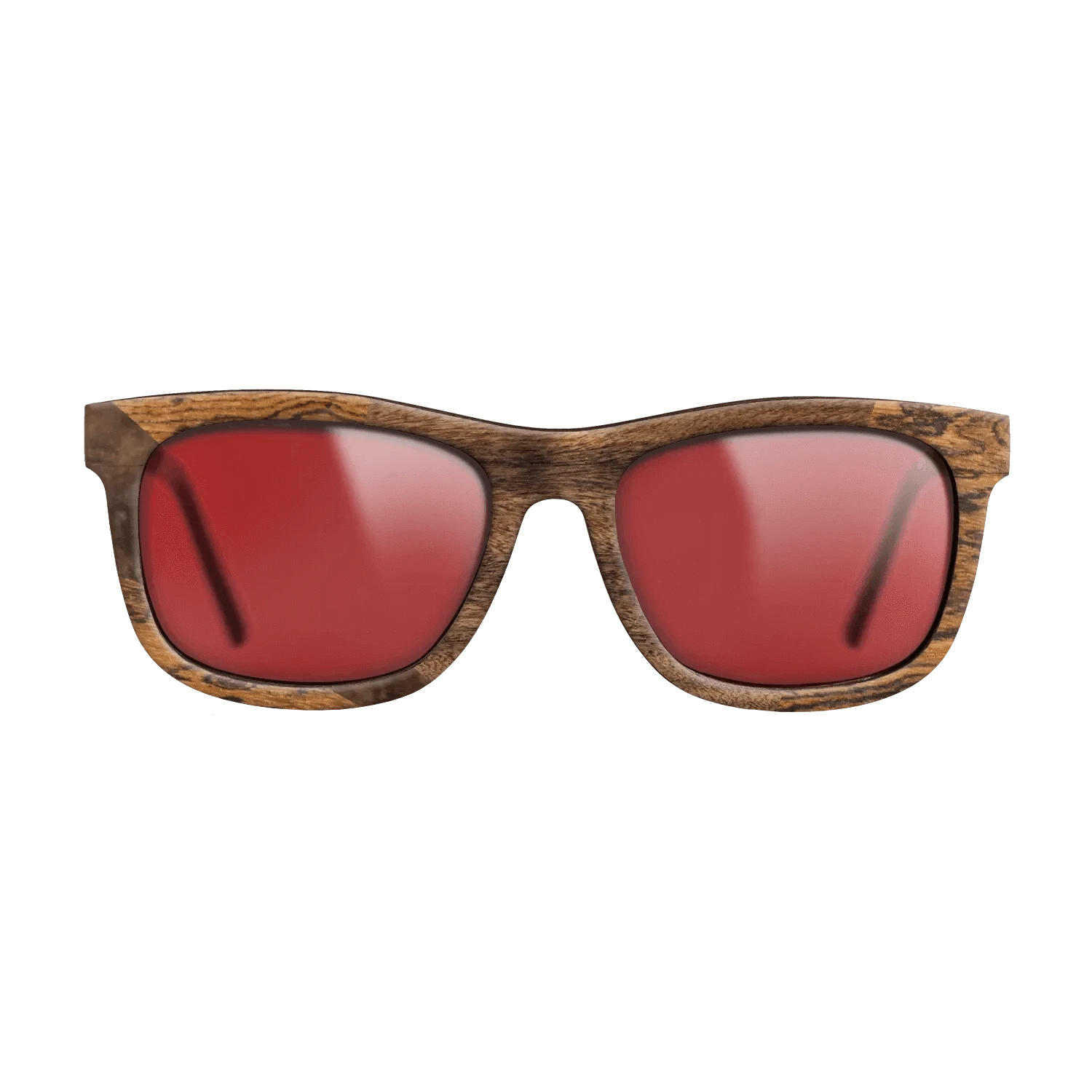 Walnut Burl,Bocote,Santos Rosewood Dark: Wedge - The Hero - Square - 1719 - SIRIS wood optic