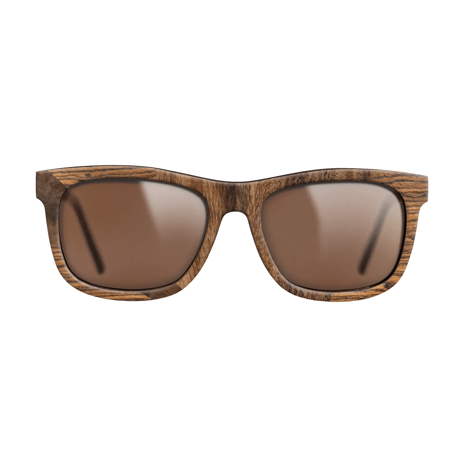 Walnut Burl,Bocote,Santos Rosewood Dark: Wedge - The Hero - Square - 2046 - SIRIS wood optic