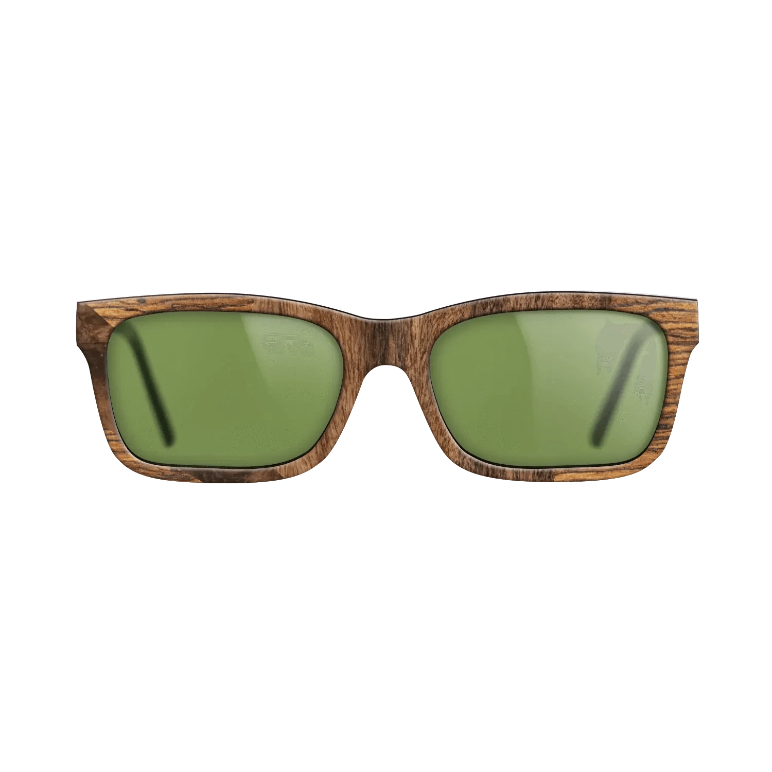 Walnut Burl,Bocote,Santos Rosewood Dark: Wedge - The Sage - Rectangle - 2046 - SIRIS wood optic