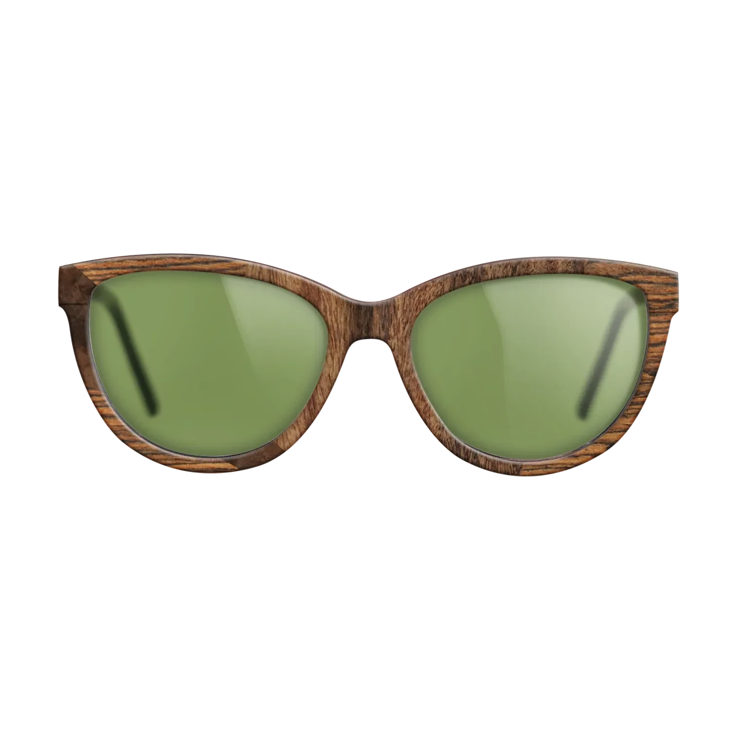 Walnut Burl,Bocote,Santos Rosewood Dark: Wedge - The Maiden - Cat - 2046 - SIRIS wood optic