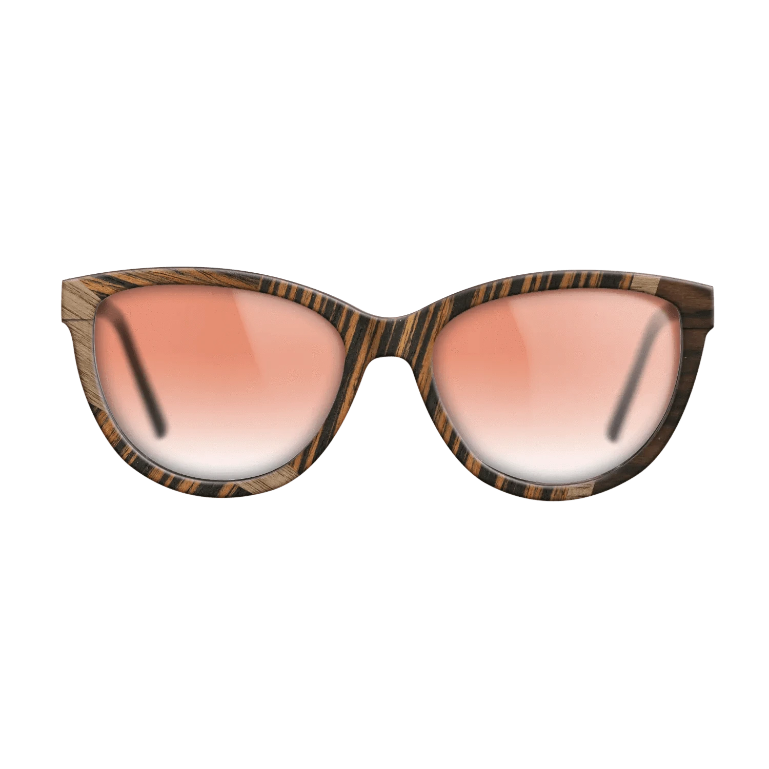 Walnut: Straight Grain,Ziricote Dark Quartered,Italian Ebony: Wedge - The Maiden - Cat - 1132 - SIRIS wood optic