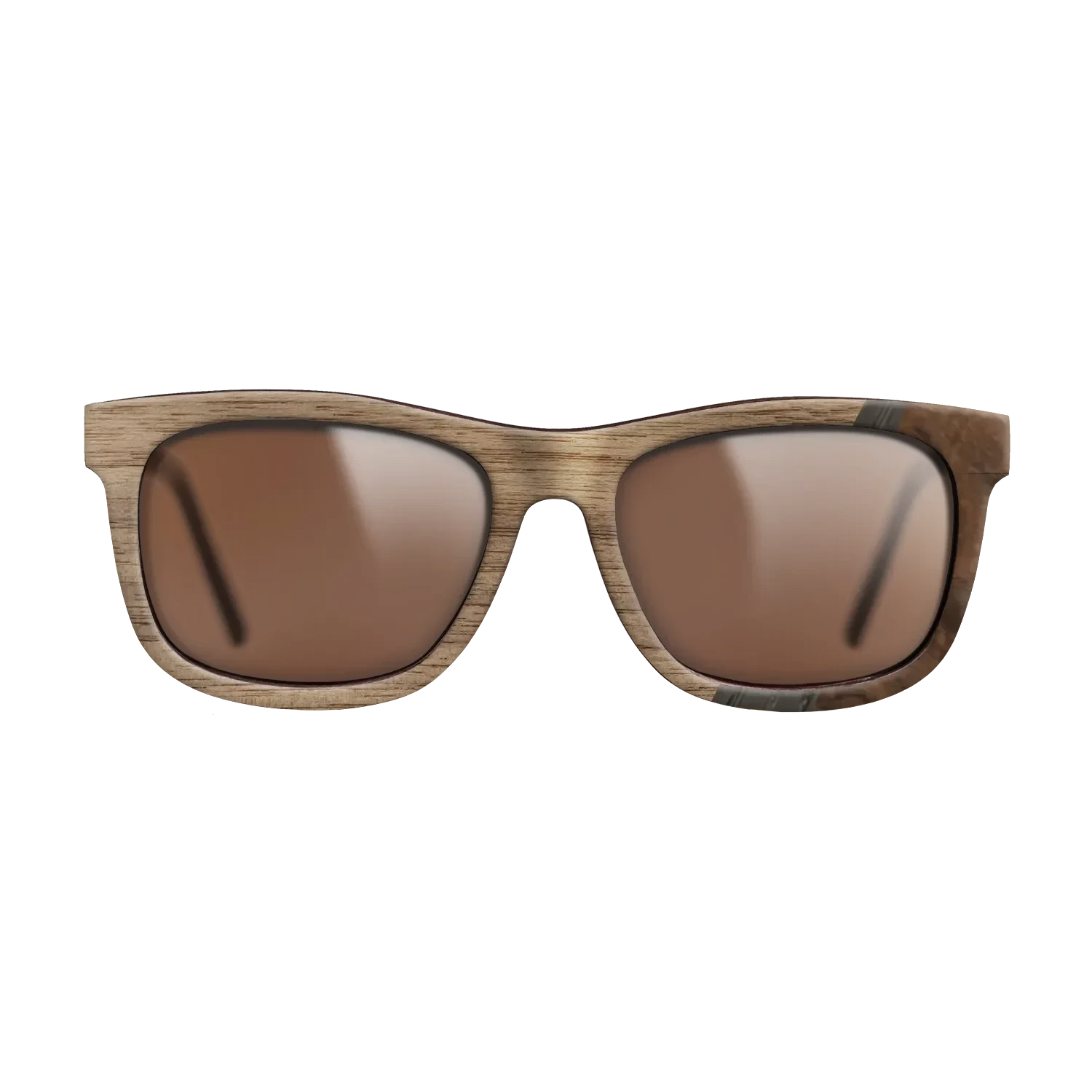 Santos Rosewood Dark,Walnut: Straight Grain,Fumed Oak,Walnut Burl: Wedge - The Hero - Square - 690 - SIRIS wood optic
