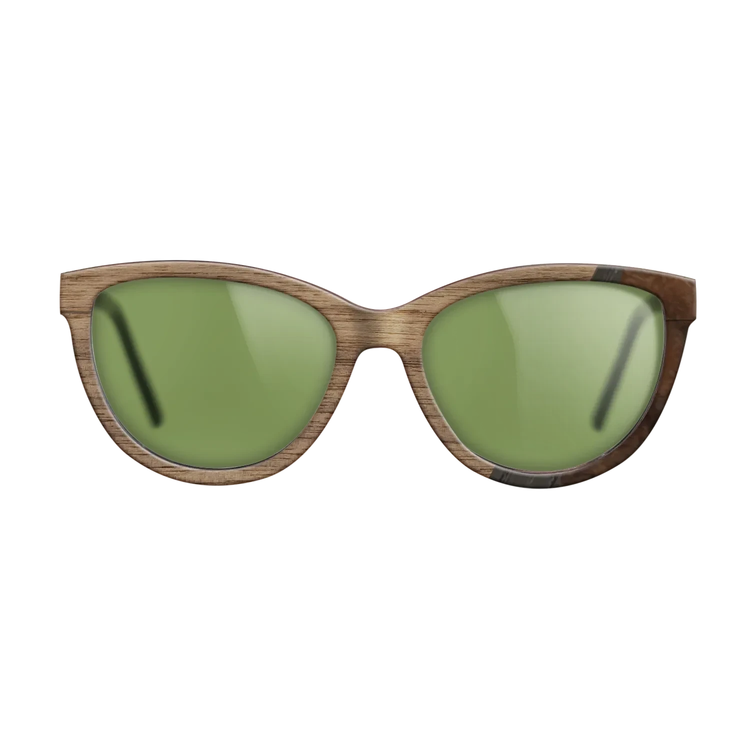 Santos Rosewood Dark,Walnut: Straight Grain,Fumed Oak,Walnut Burl: Wedge - The Maiden - Cat - 690 - SIRIS wood optic