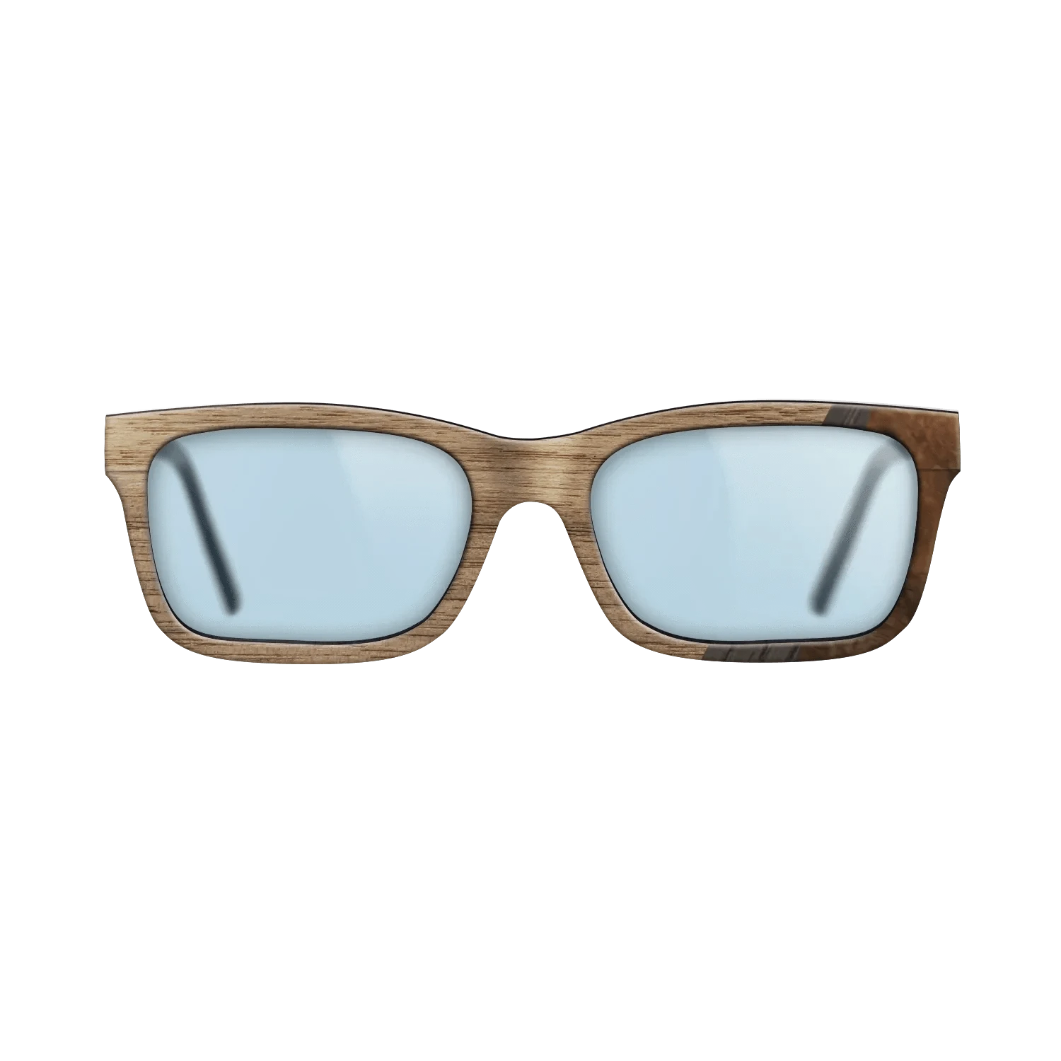 Santos Rosewood Dark,Walnut: Straight Grain,Fumed Oak,Walnut Burl: Wedge - The Sage - Rectangle - 690 - SIRIS wood optic