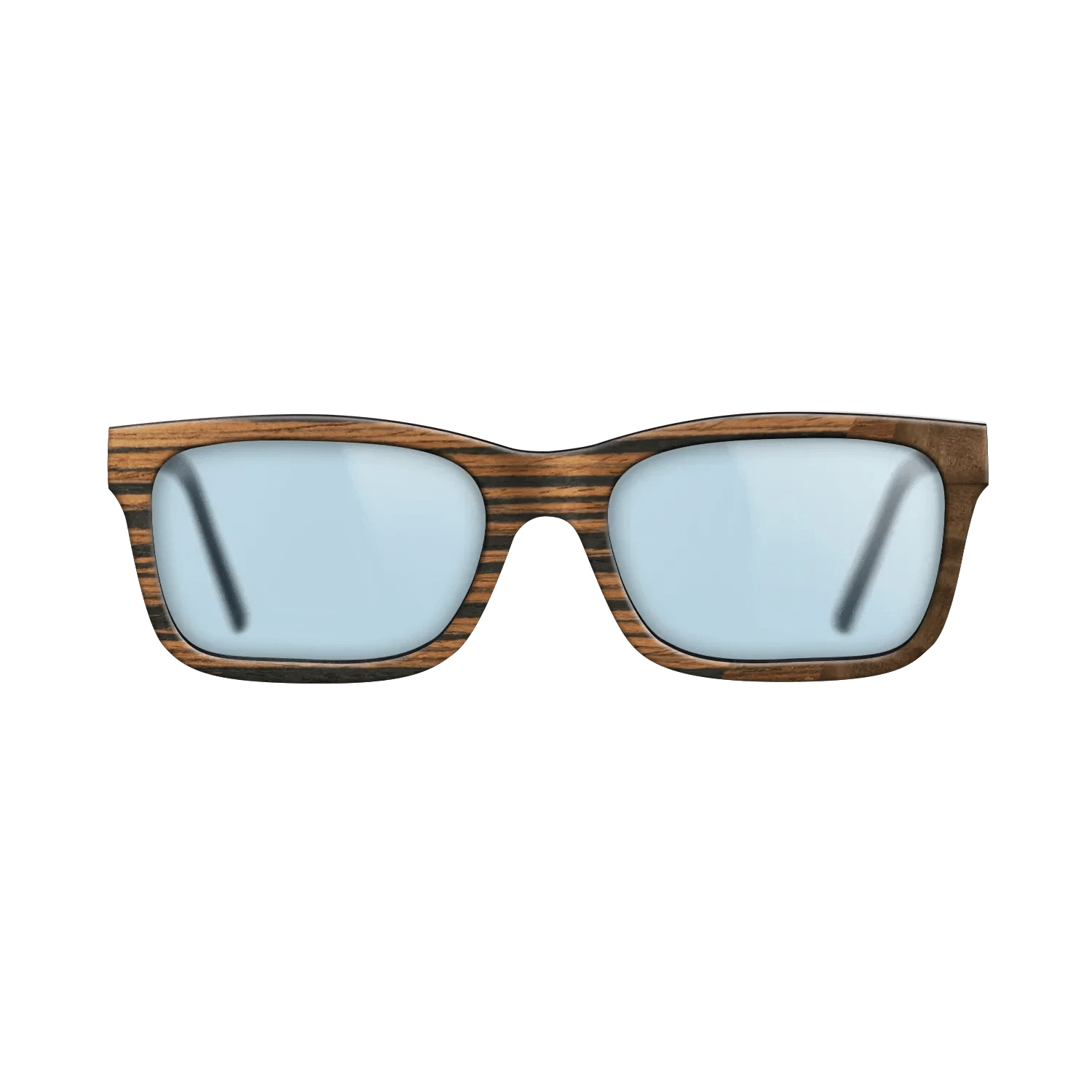 Wenge,Italian Ebony,Fumed Eucalyptus: Angle Cut - The Sage - Rectangle - 1613 - SIRIS wood optic