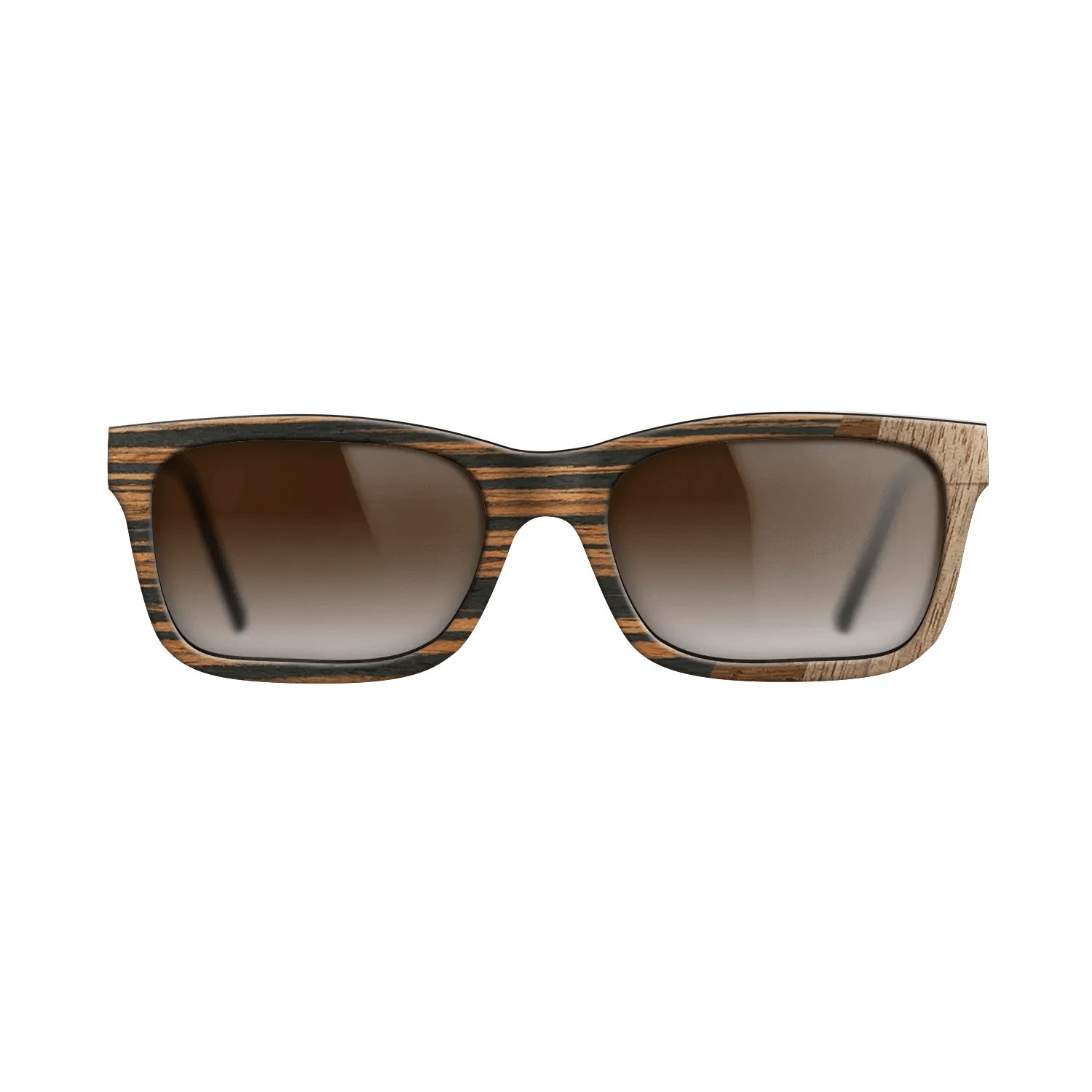 Wenge,Italian Ebony,Walnut: Straight Grain: Wedge - The Sage - Rectangle - 1500 - SIRIS wood optic