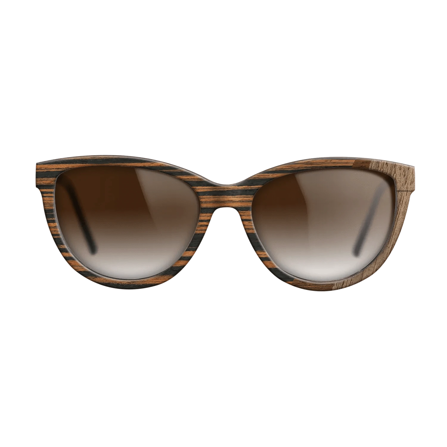 Wenge,Italian Ebony,Walnut: Straight Grain: Wedge - The Maiden - Cat - 1500 - SIRIS wood optic