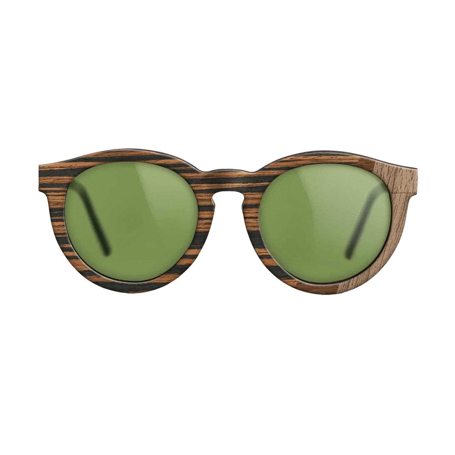 Wenge,Italian Ebony,Walnut: Straight Grain: Wedge - The Rebel - Round - 1500 - SIRIS wood optic