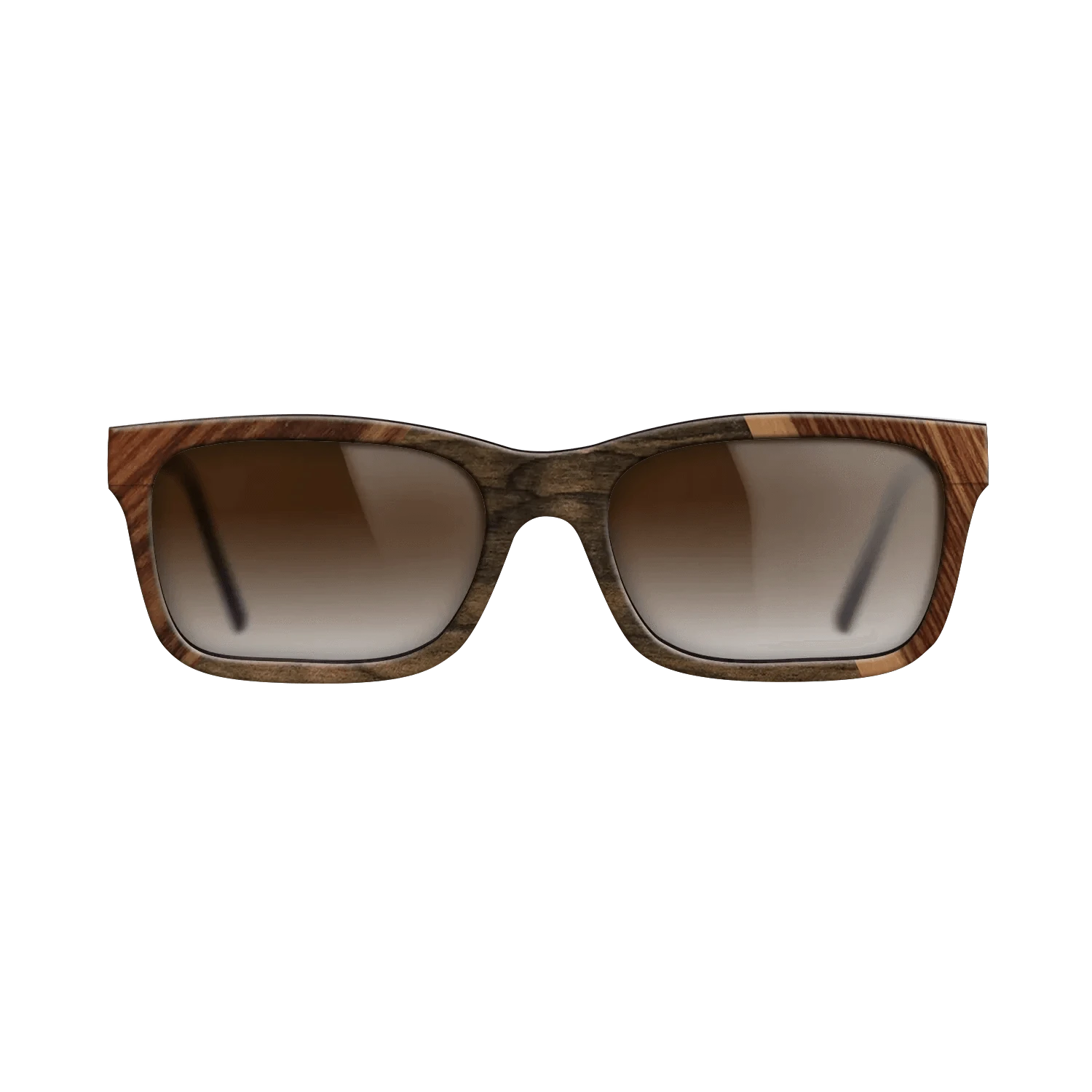 Walnut: Straight Grain,Santos Rosewood Dark,Ziricote Dark Quartered,Royal White Ebony: Angle Cut - The Sage - Rectangle - 916 - SIRIS wood optic
