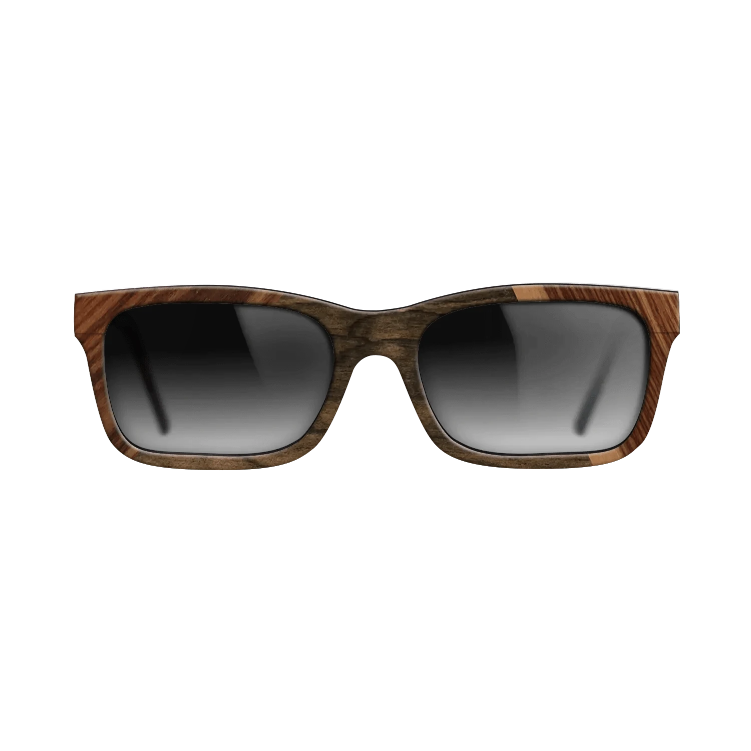 Walnut: Straight Grain,Santos Rosewood Dark,Ziricote Dark Quartered,Royal White Ebony: Angle Cut - The Sage - Rectangle - 916 - SIRIS wood optic