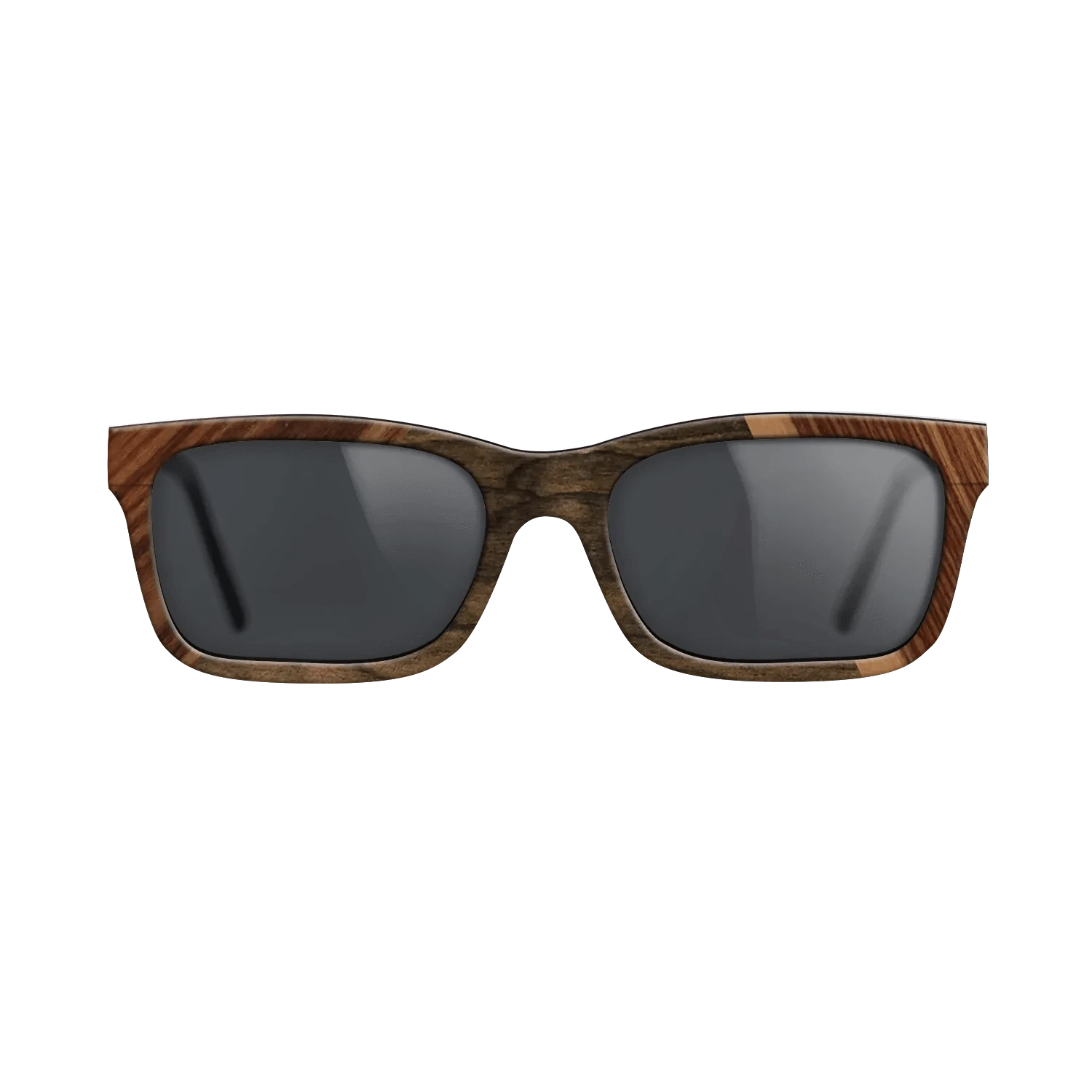 Walnut: Straight Grain,Santos Rosewood Dark,Ziricote Dark Quartered,Royal White Ebony: Angle Cut - The Sage - Rectangle - 916 - SIRIS wood optic