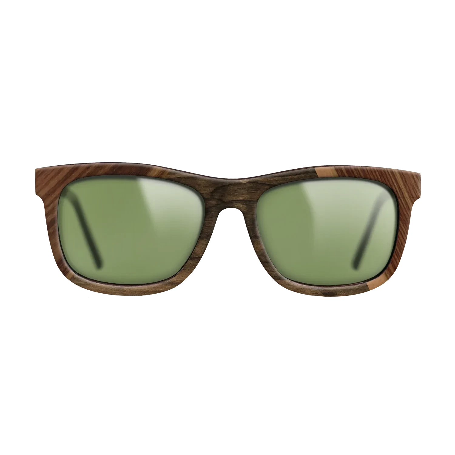 Walnut: Straight Grain,Santos Rosewood Dark,Ziricote Dark Quartered,Royal White Ebony: Angle Cut - The Hero - Square - 916 - SIRIS wood optic