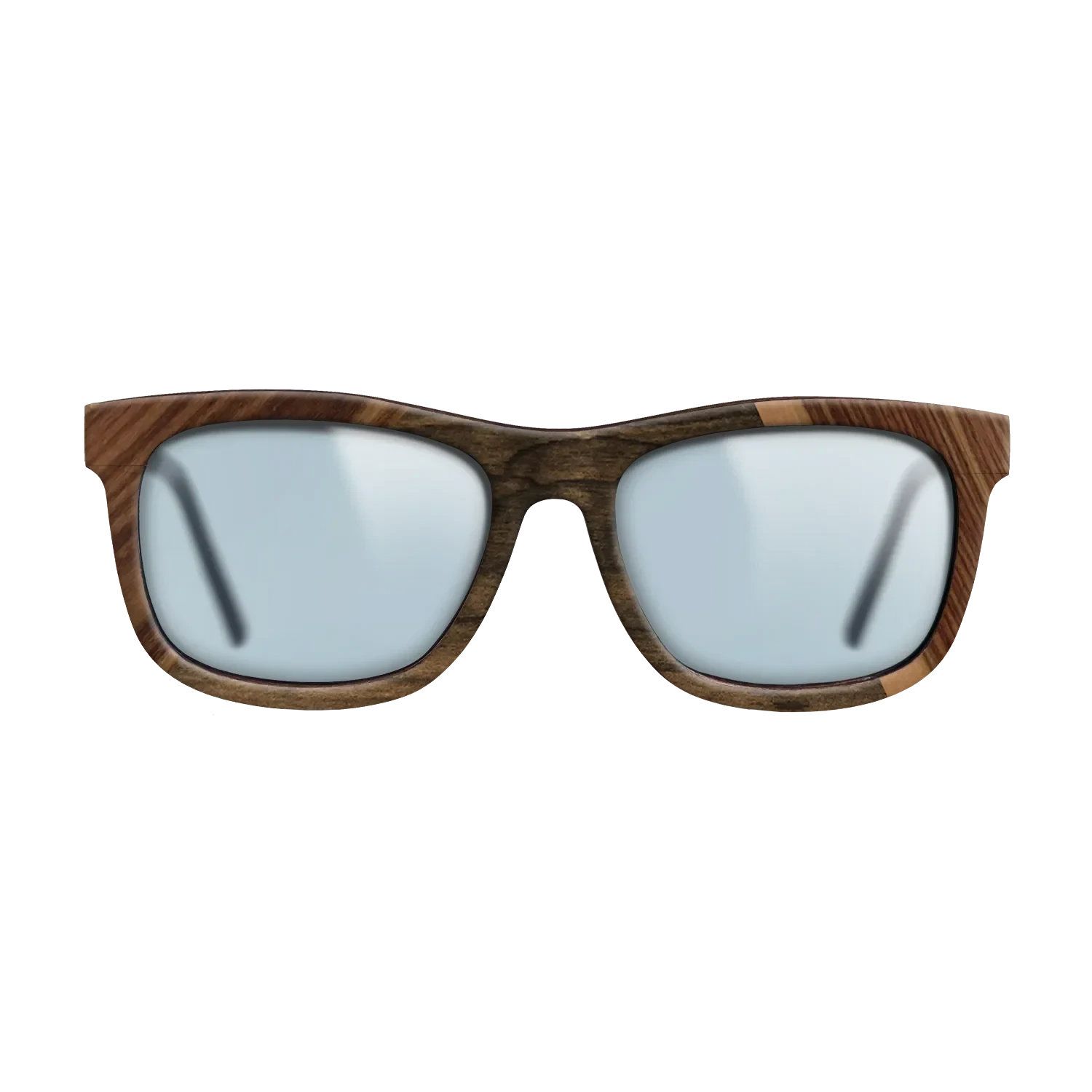 Walnut: Straight Grain,Santos Rosewood Dark,Ziricote Dark Quartered,Royal White Ebony: Angle Cut - The Hero - Square - 916 - SIRIS wood optic