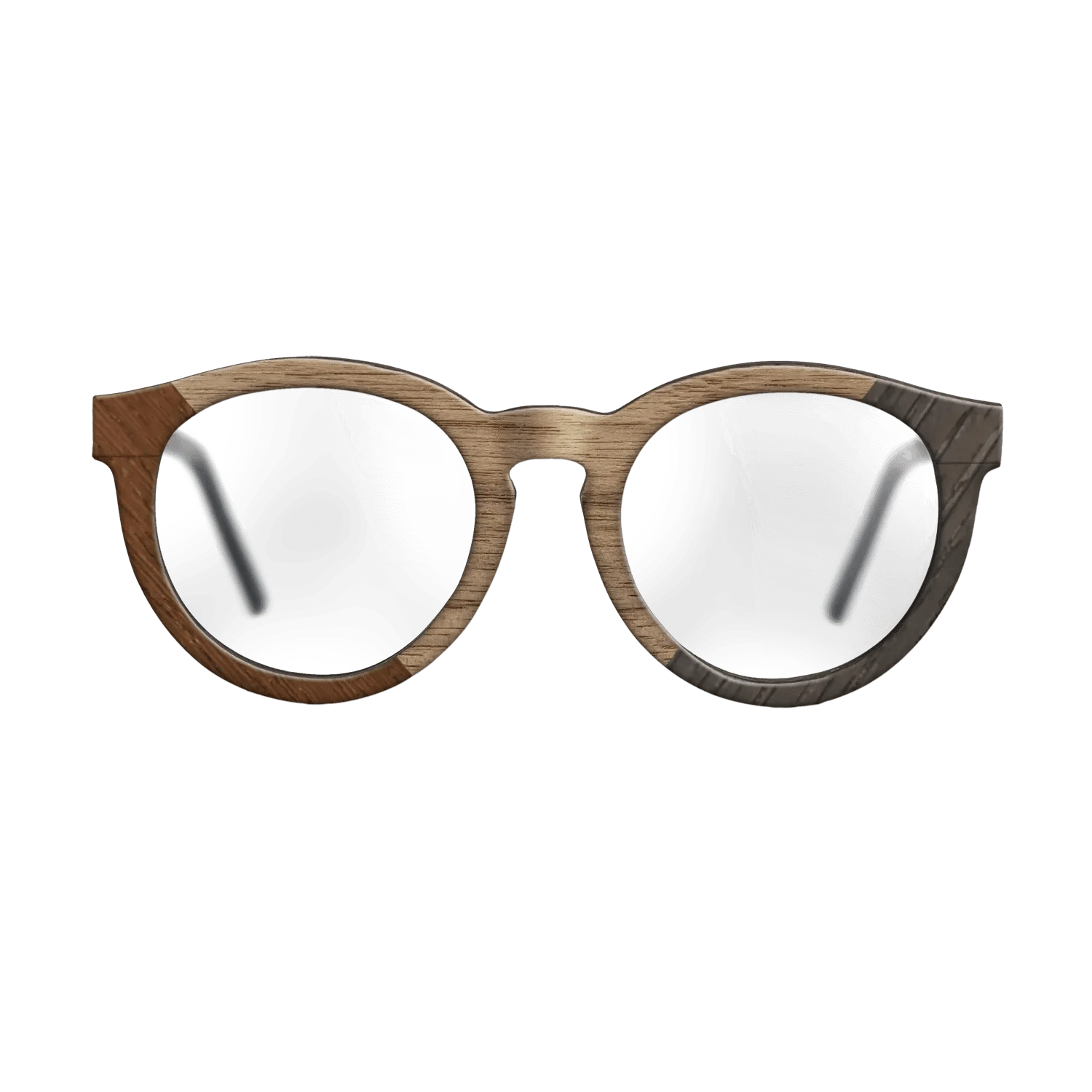 Walnut: Straight Grain,Wenge,Fumed Oak: Geometric - The Rebel - Round - 1970 - SIRIS wood optic