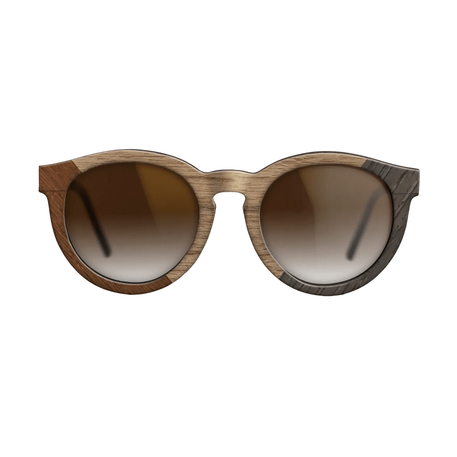 Walnut: Straight Grain,Wenge,Fumed Oak: Geometric - The Rebel - Round - 1970 - SIRIS wood optic