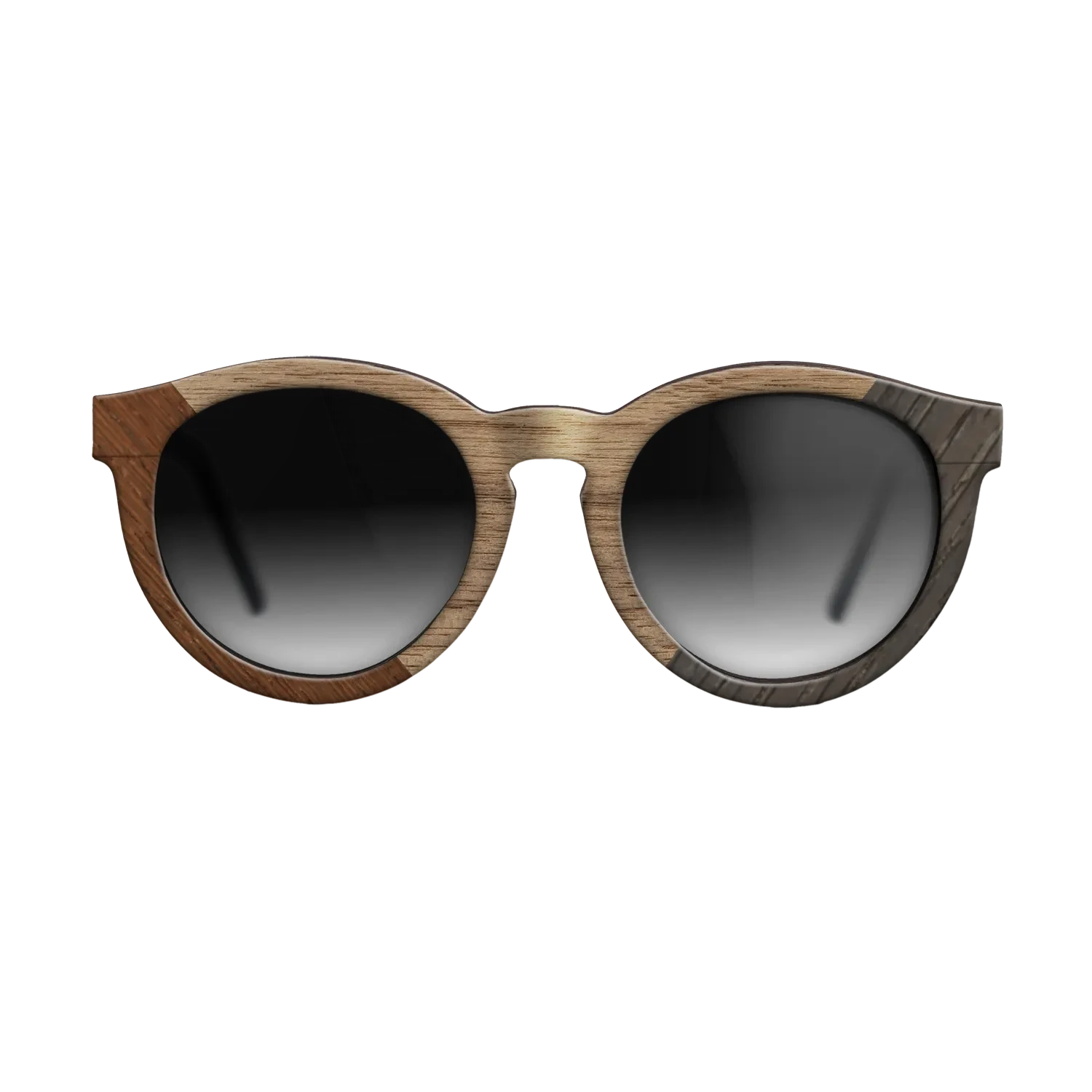 Walnut: Straight Grain,Wenge,Fumed Oak: Geometric - The Rebel - Round - 1970 - SIRIS wood optic
