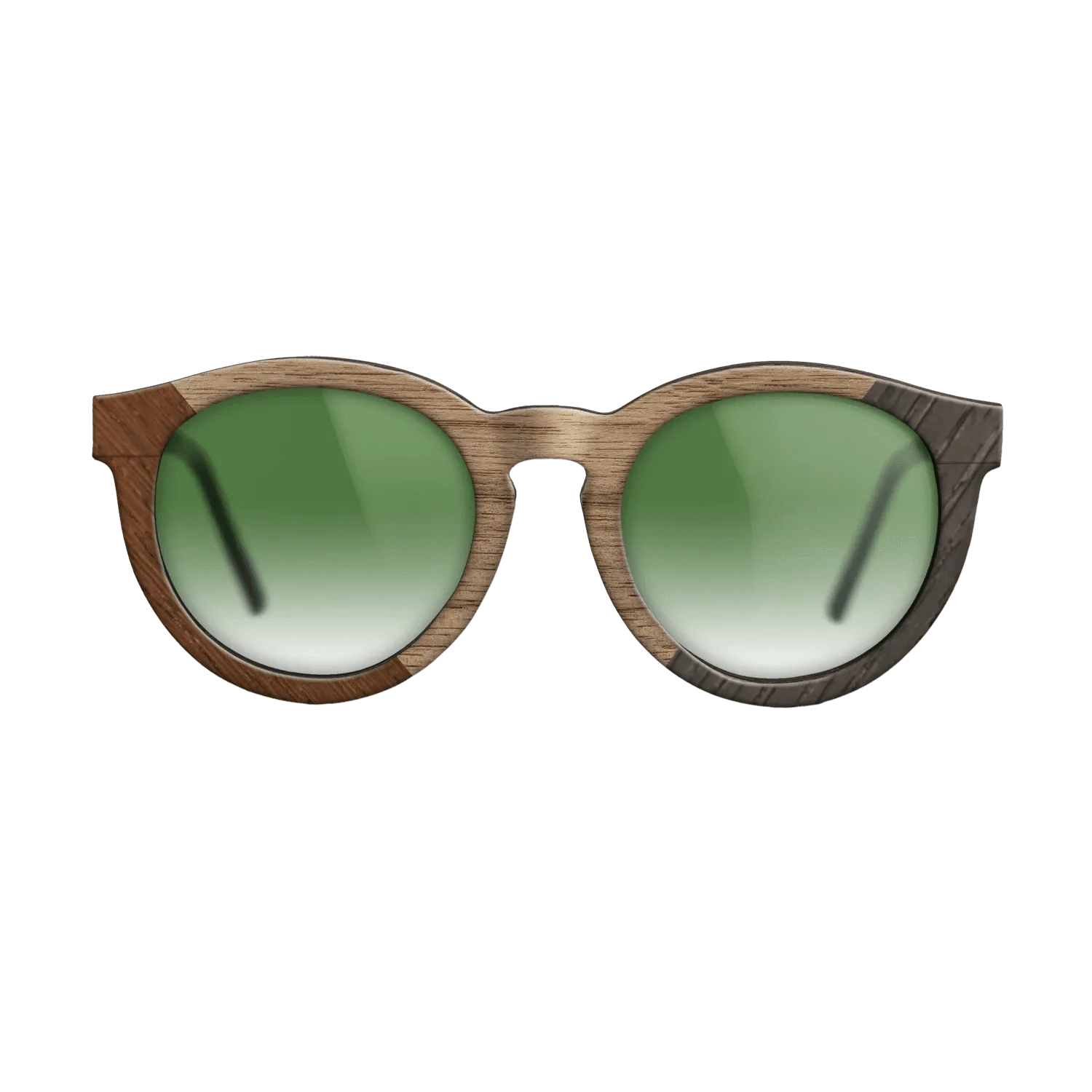 Walnut: Straight Grain,Wenge,Fumed Oak: Geometric - The Rebel - Round - 1970 - SIRIS wood optic