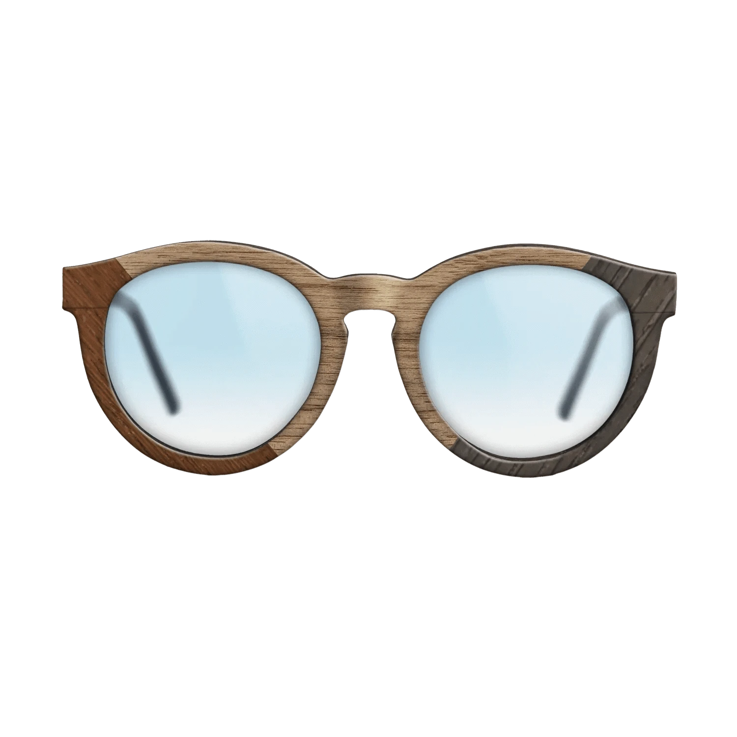Walnut: Straight Grain,Wenge,Fumed Oak: Geometric - The Rebel - Round - 1970 - SIRIS wood optic