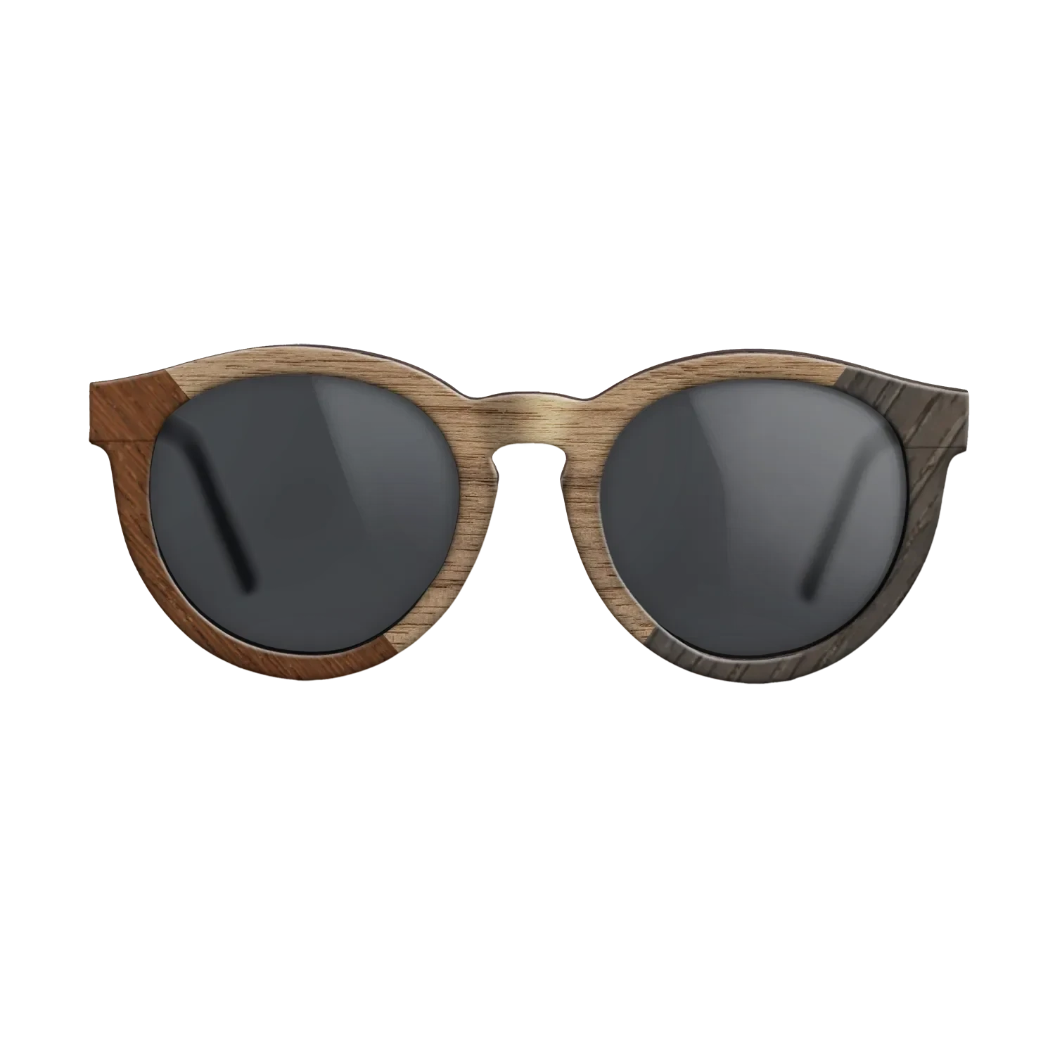 Walnut: Straight Grain,Wenge,Fumed Oak: Geometric - The Rebel - Round - 1970 - SIRIS wood optic