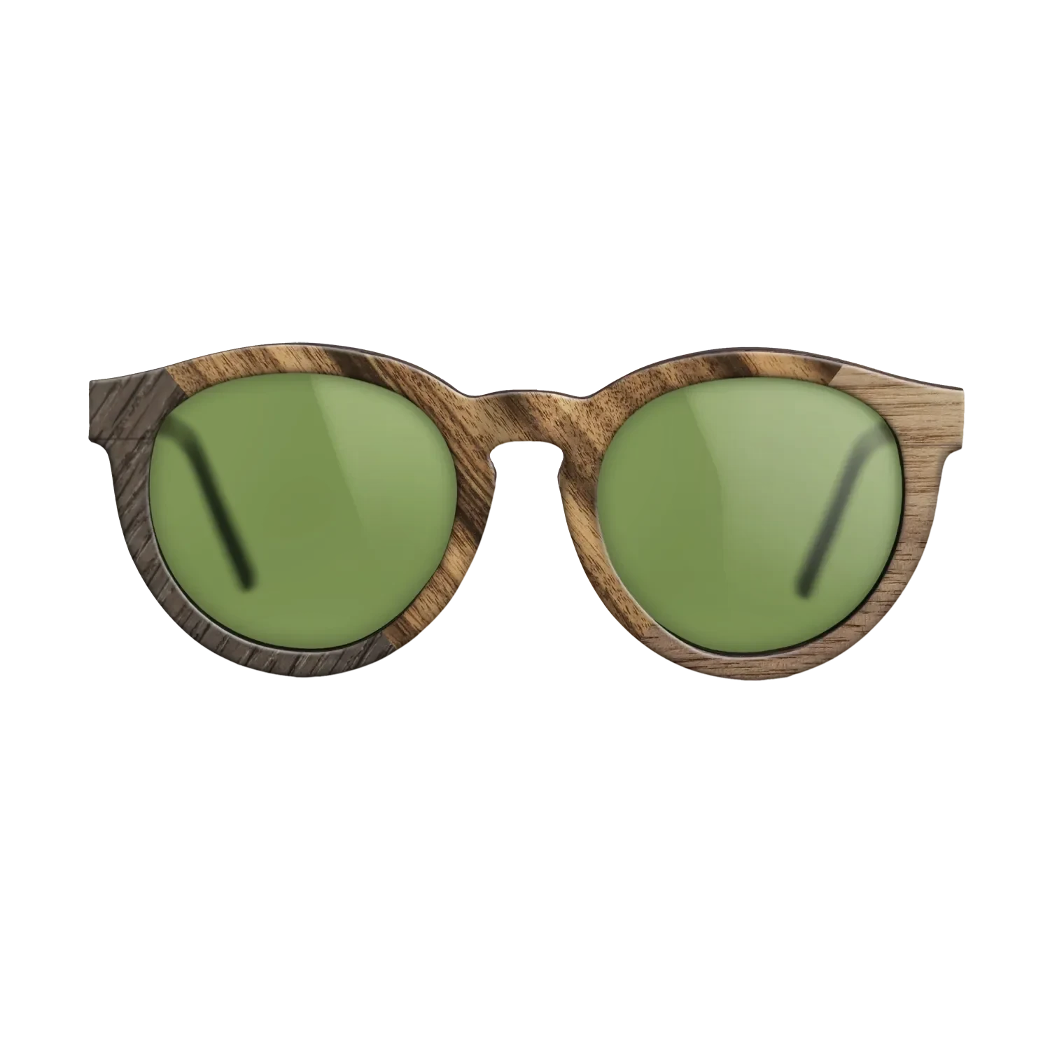 Ziricote Light Quartered,Fumed Oak,Walnut: Straight Grain: Geometric - The Rebel - Round - 1065 - SIRIS wood optic