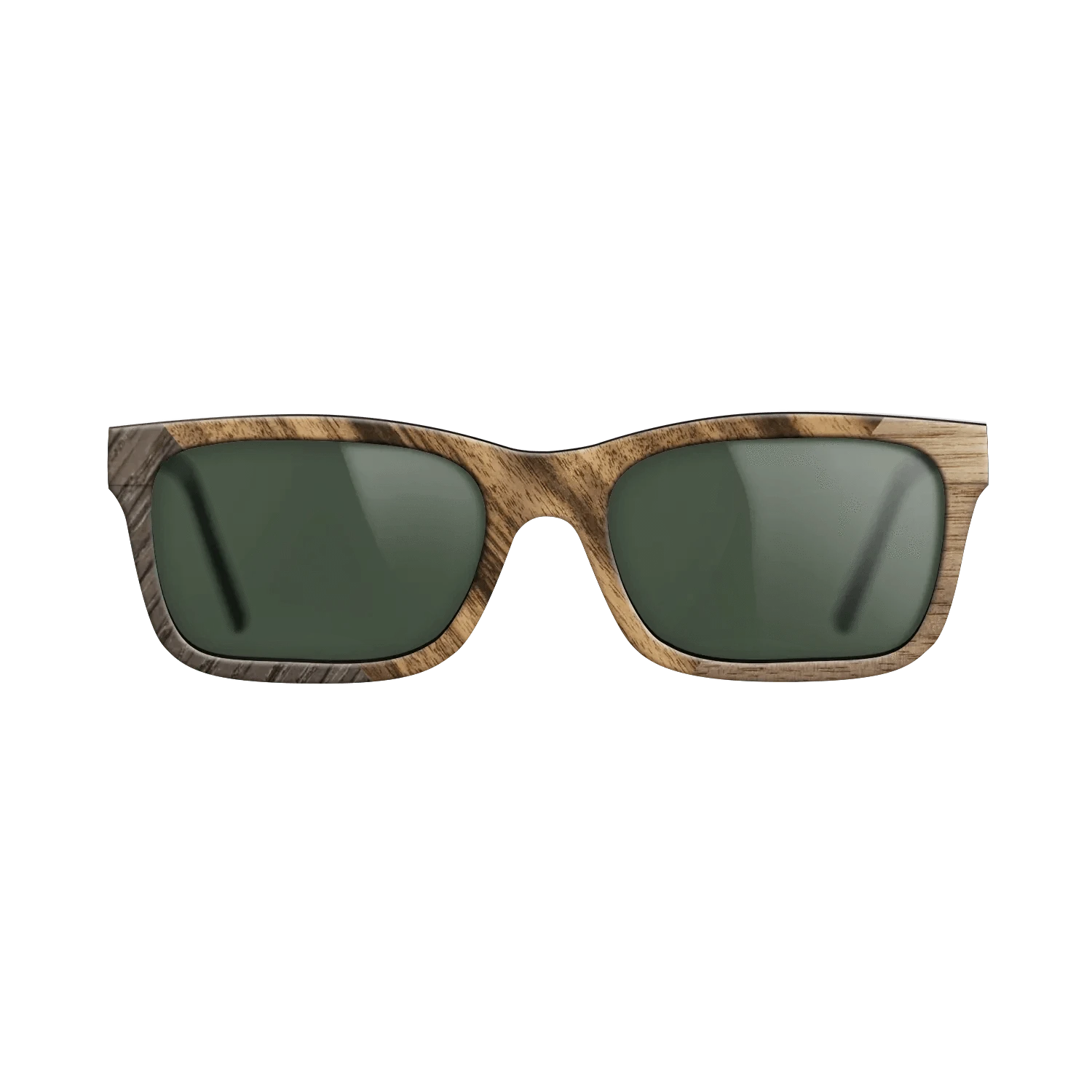 Ziricote Light Quartered,Fumed Oak,Walnut: Straight Grain: Geometric - The Sage - Rectangle - 1065 - SIRIS wood optic