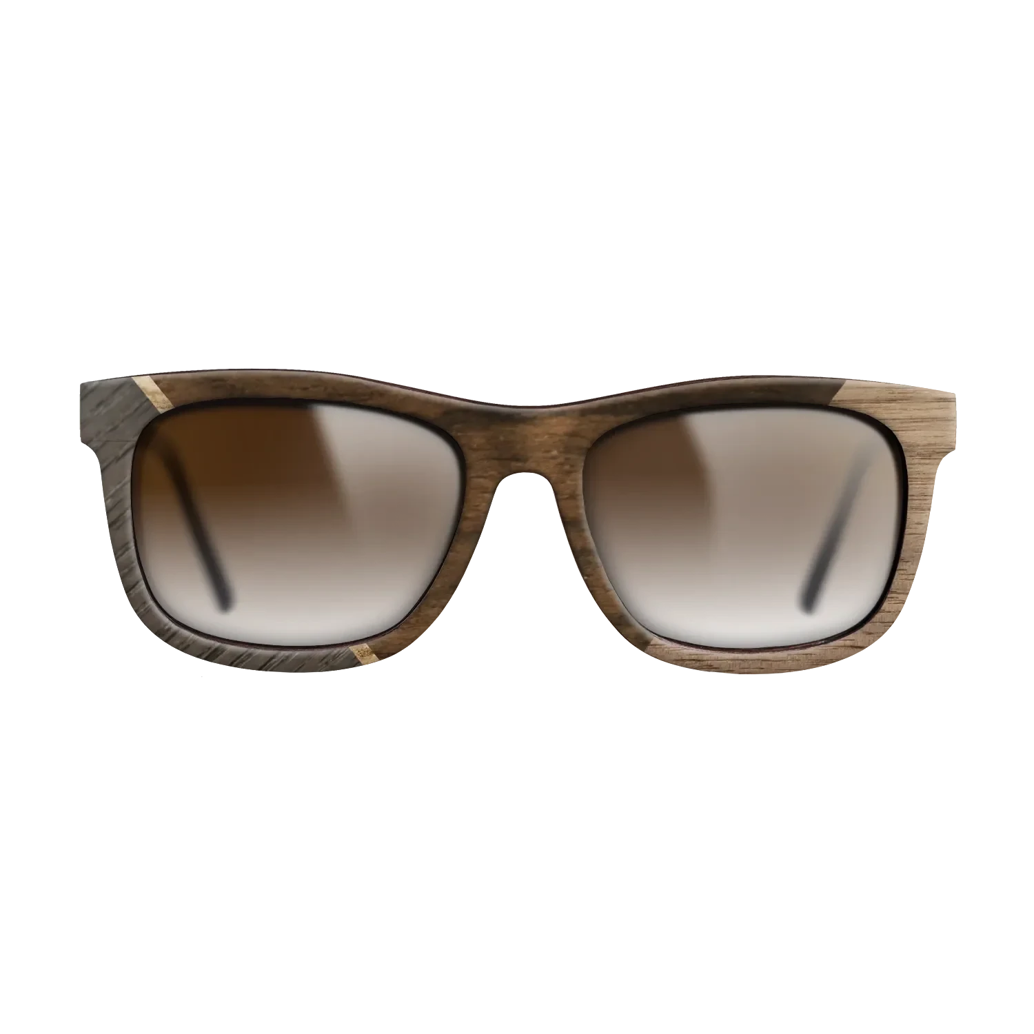 Ziricote Dark Quartered,Olive Burl,Fumed Oak,Walnut: Straight Grain: Geometric - The Hero - Square - 1928 - SIRIS wood optic