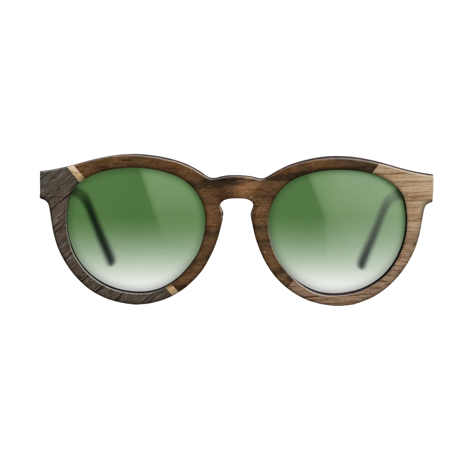 Ziricote Dark Quartered,Olive Burl,Fumed Oak,Walnut: Straight Grain: Geometric - The Rebel - Round - 1928 - SIRIS wood optic