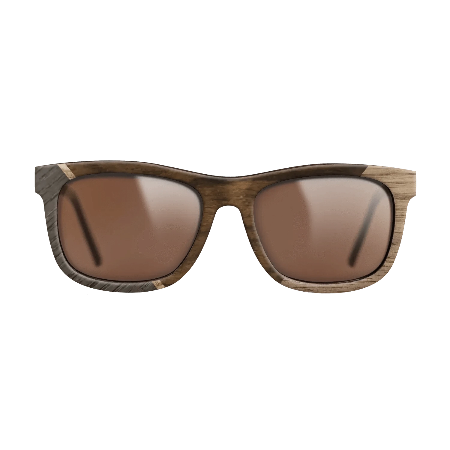 Ziricote Dark Quartered,Olive Burl,Fumed Oak,Walnut: Straight Grain: Geometric - The Hero - Square - 1928 - SIRIS wood optic
