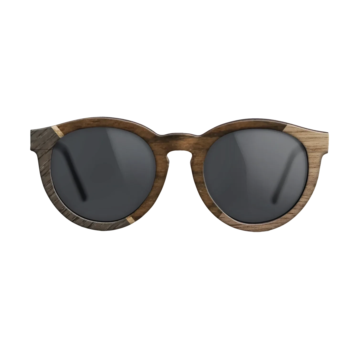 Ziricote Dark Quartered,Olive Burl,Fumed Oak,Walnut: Straight Grain: Geometric - The Rebel - Round - 1928 - SIRIS wood optic