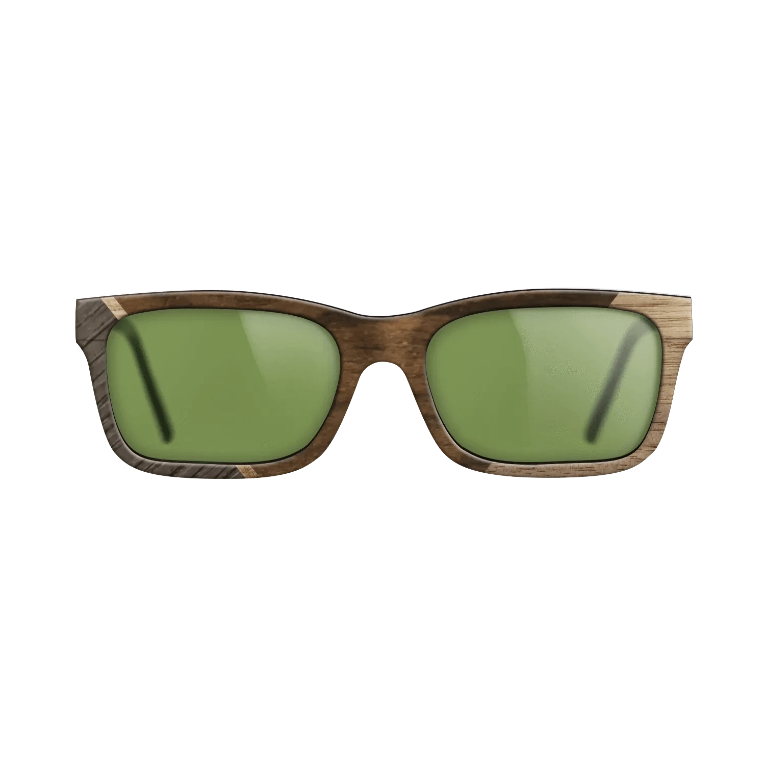 Ziricote Dark Quartered,Olive Burl,Fumed Oak,Walnut: Straight Grain: Geometric - The Sage - Rectangle - 1928 - SIRIS wood optic