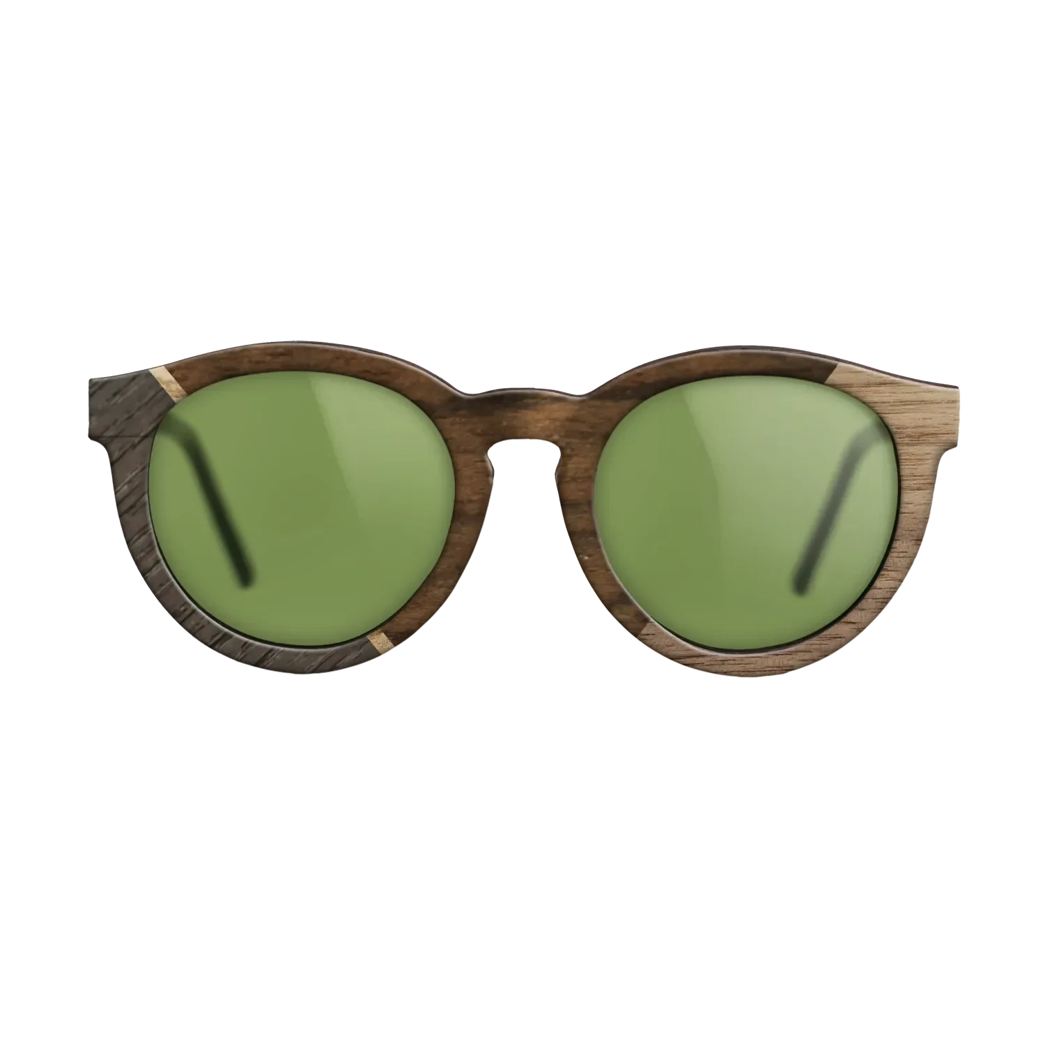 Ziricote Dark Quartered,Olive Burl,Fumed Oak,Walnut: Straight Grain: Geometric - The Rebel - Round - 1928 - SIRIS wood optic