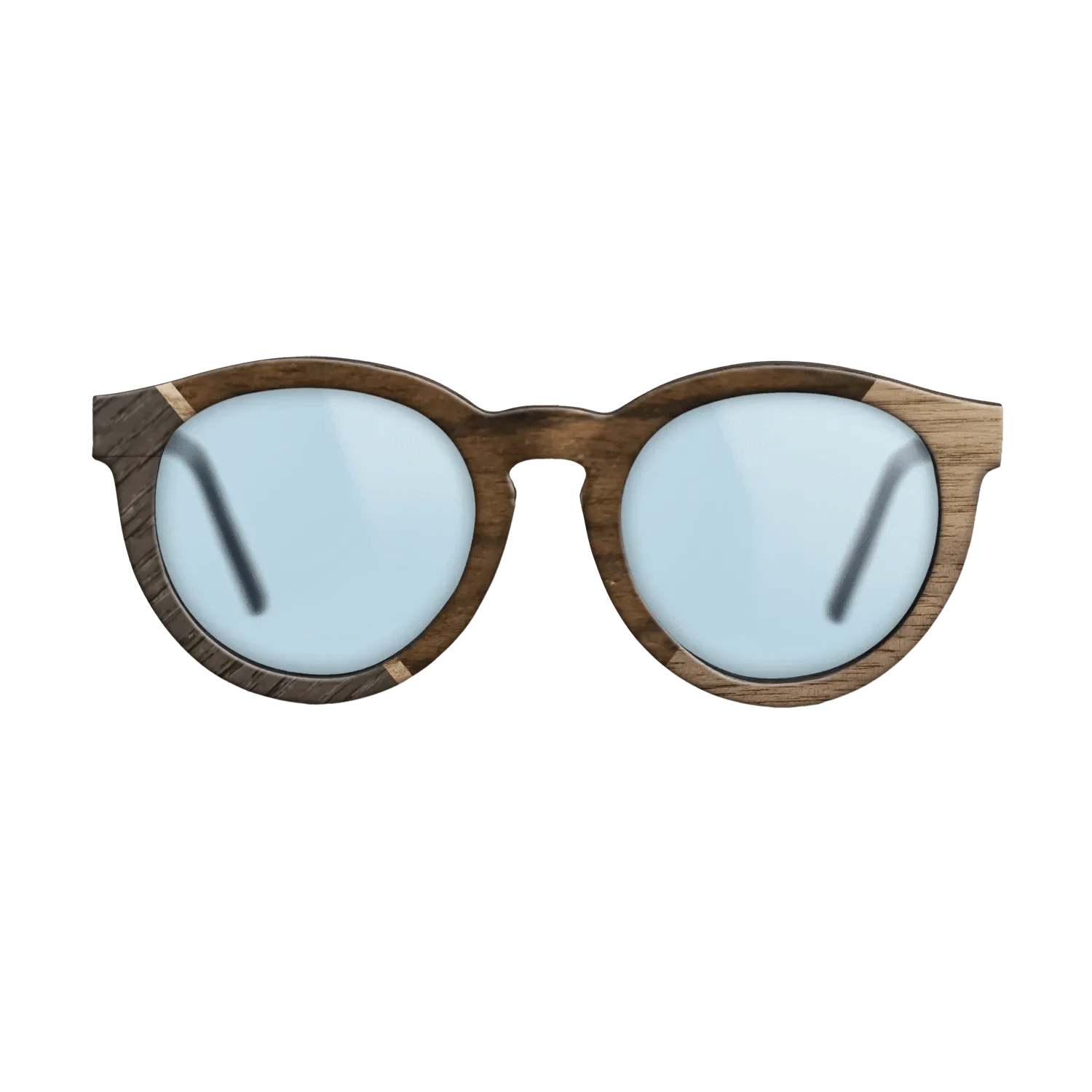 Ziricote Dark Quartered,Olive Burl,Fumed Oak,Walnut: Straight Grain: Geometric - The Rebel - Round - 1928 - SIRIS wood optic