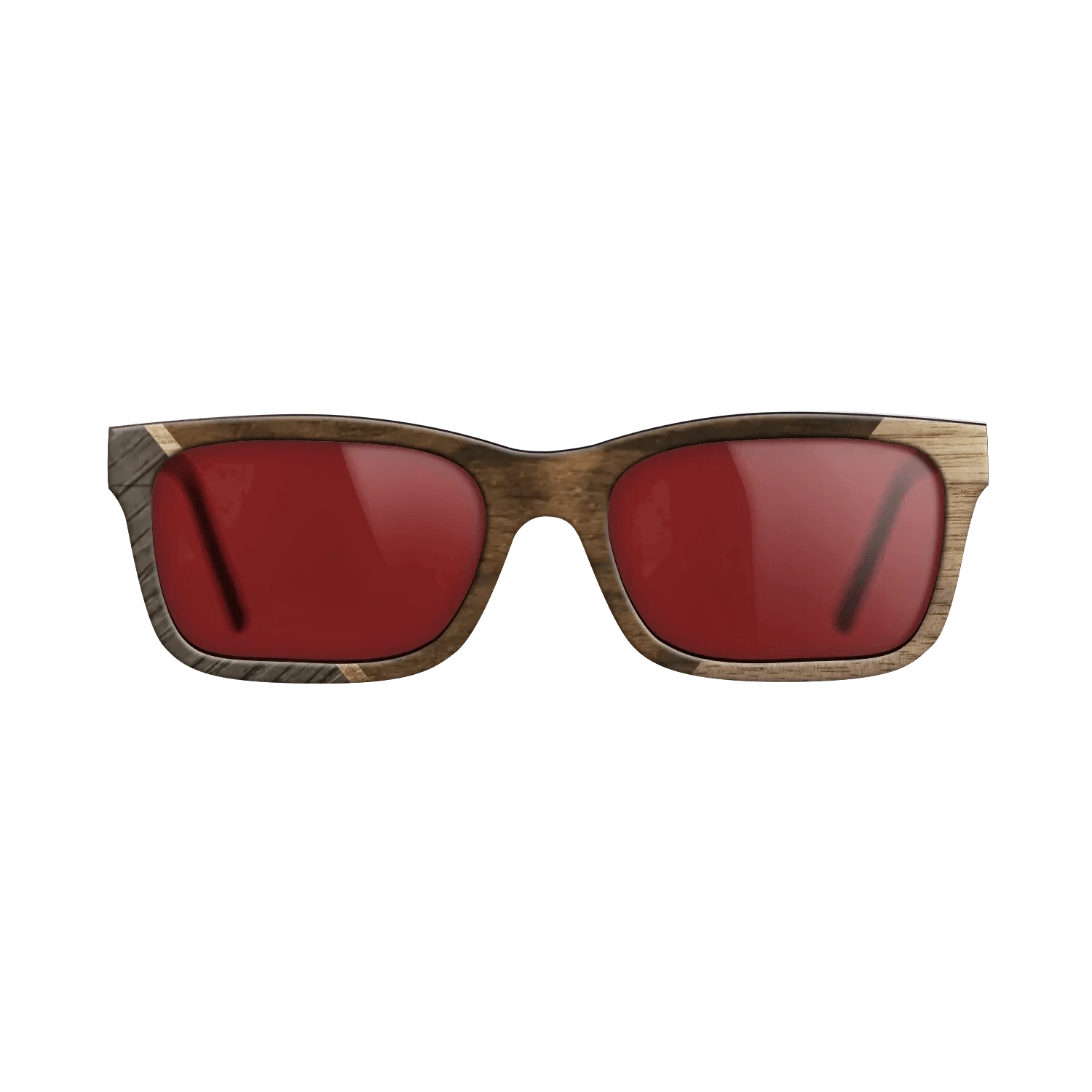 Ziricote Dark Quartered,Olive Burl,Fumed Oak,Walnut: Straight Grain: Geometric - The Sage - Rectangle - 1928 - SIRIS wood optic