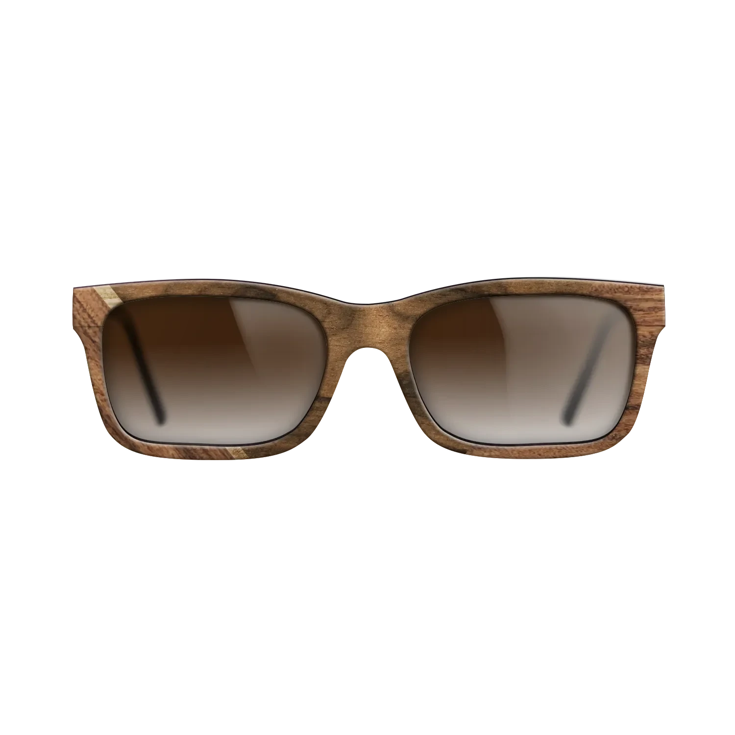 Ziricote Dark Quartered,Santos Rosewood Light: Geometric - The Sage - Rectangle - 1171 - SIRIS wood optic