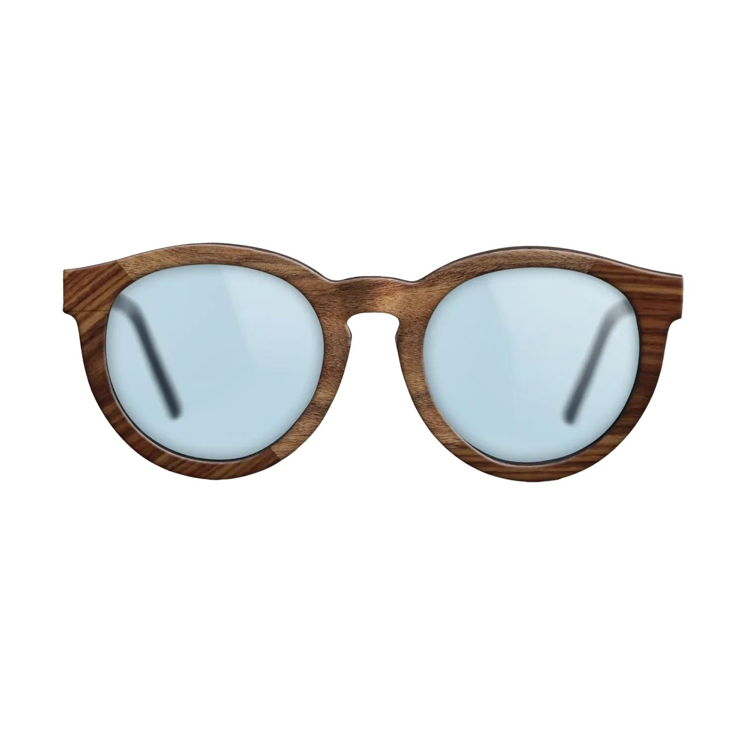Santos Rosewood Light,Kingwood: Geometric - The Rebel - Round - 1294 - SIRIS wood optic
