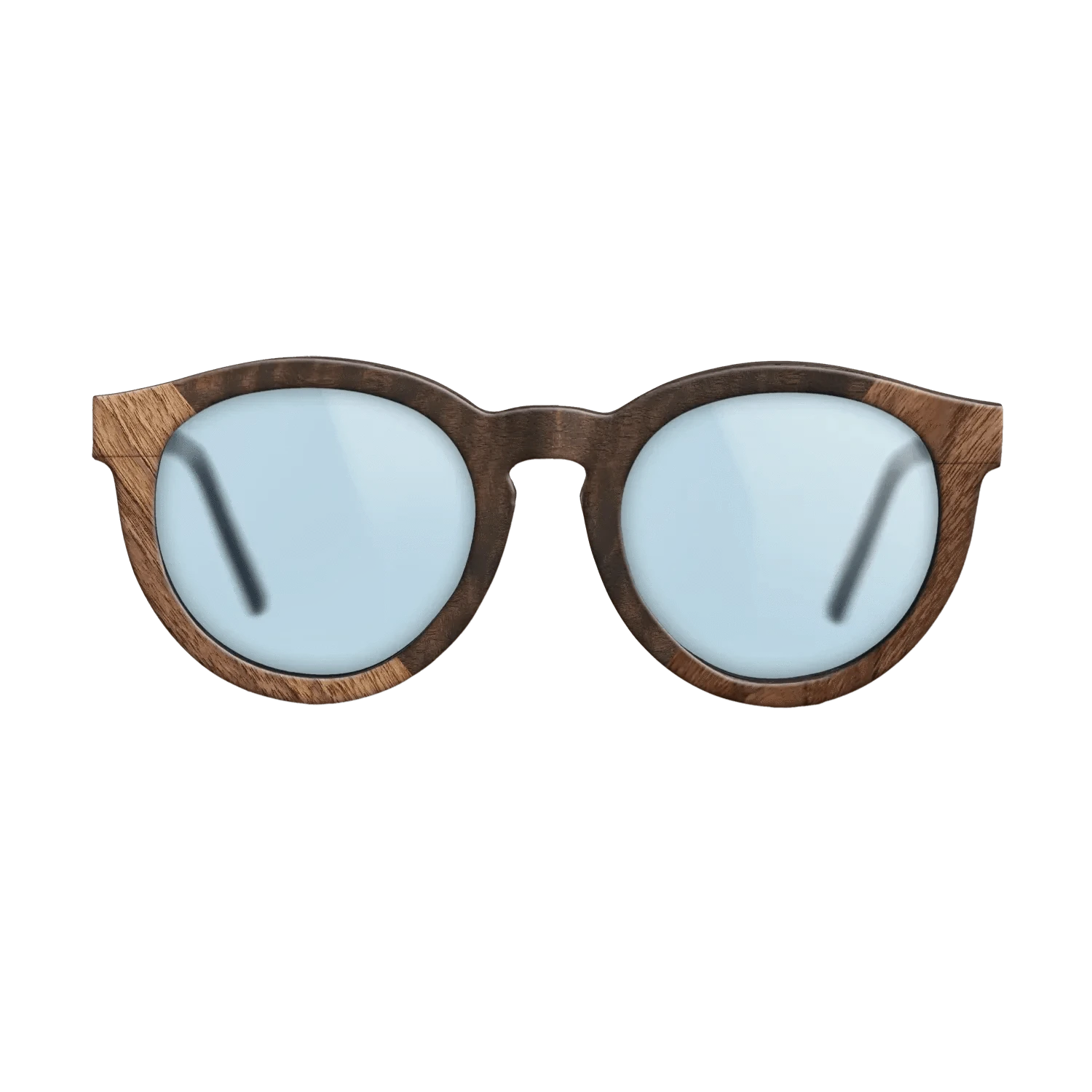 Santos Rosewood Light,Fumed Eucalyptus,Walnut: Straight Grain,Walnut Claro Light: Geometric - The Rebel - Round - 1270 - SIRIS wood optic