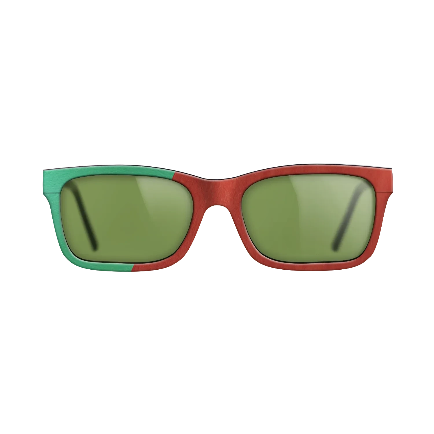 Poplar Dyed: Blue Denim,Poplar Dyed: Green,Poplar Dyed: Red,Poplar Dyed: Yellow: Angle Cut - The Sage - Rectangle - 1313 - SIRIS wood optic