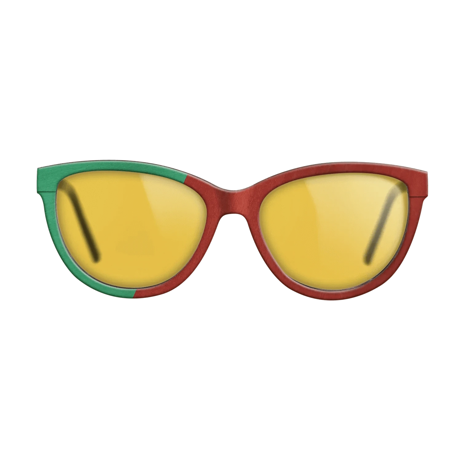 Poplar Dyed: Blue Denim,Poplar Dyed: Green,Poplar Dyed: Red,Poplar Dyed: Yellow: Angle Cut - The Maiden - Cat - 1313 - SIRIS wood optic