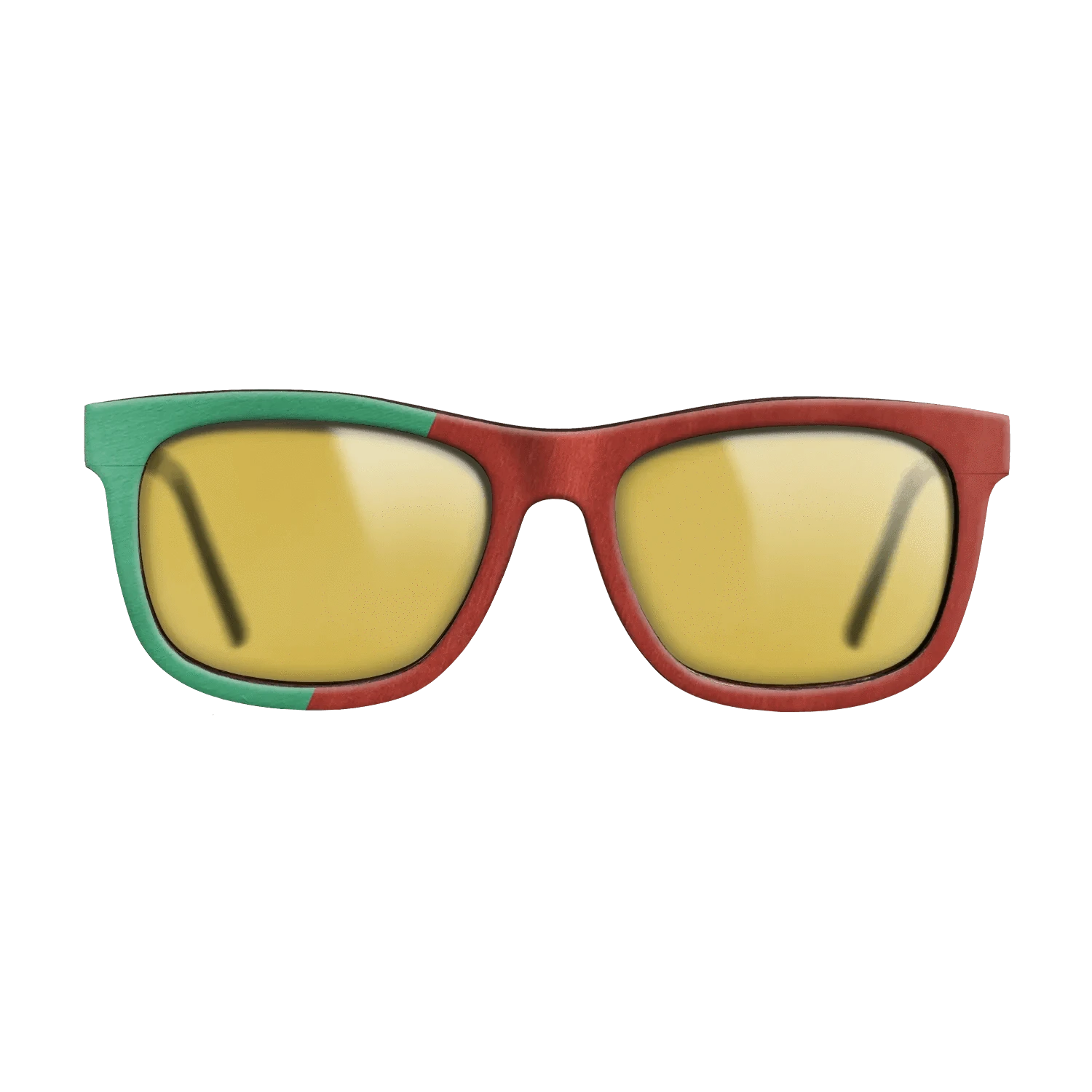 Poplar Dyed: Blue Denim,Poplar Dyed: Green,Poplar Dyed: Red,Poplar Dyed: Yellow: Angle Cut - The Hero - Square - 1313 - SIRIS wood optic