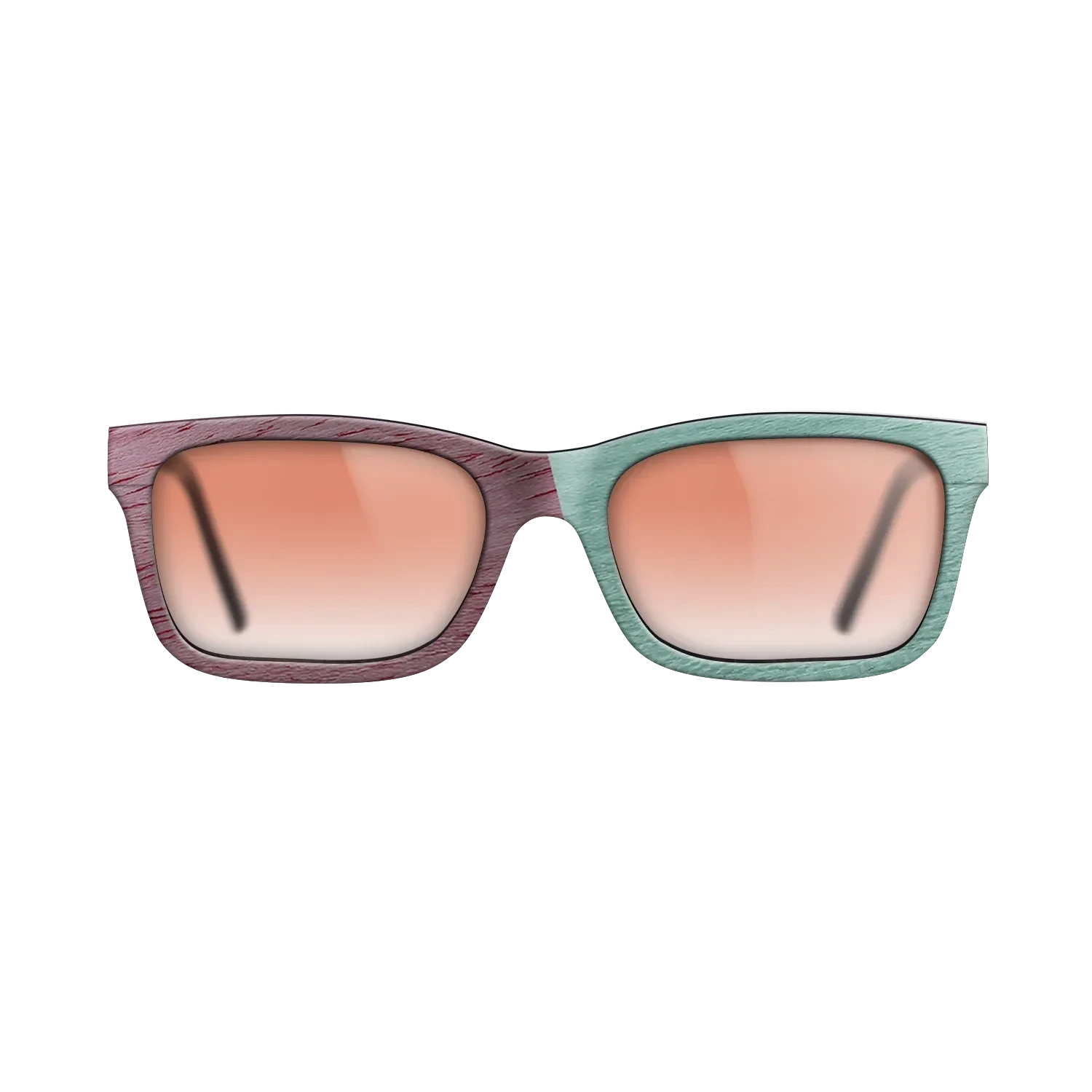 Poplar Dyed: Yellow,Poplar Dyed: Purple,Poplar Dyed: Baby Blue,Poplar Dyed: Red: Angle Cut - The Sage - Rectangle - 1332 - SIRIS wood optic