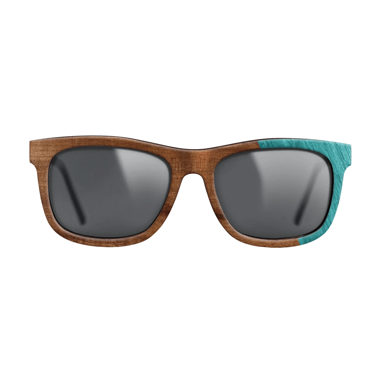 Koa,Poplar Dyed: Turquoise: Dicut - The Hero - Square - 1755 - SIRIS wood optic