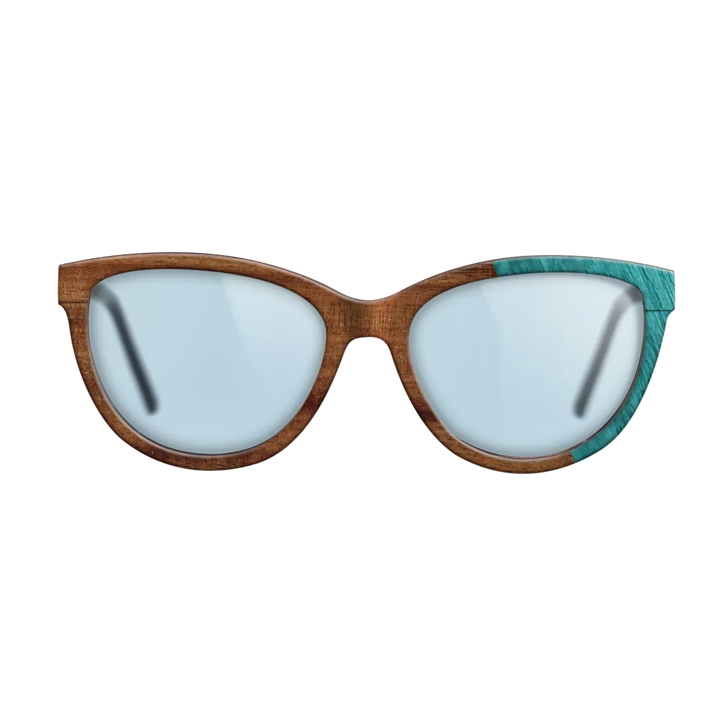 Koa,Poplar Dyed: Turquoise: Dicut - The Maiden - Cat - 1755 - SIRIS wood optic