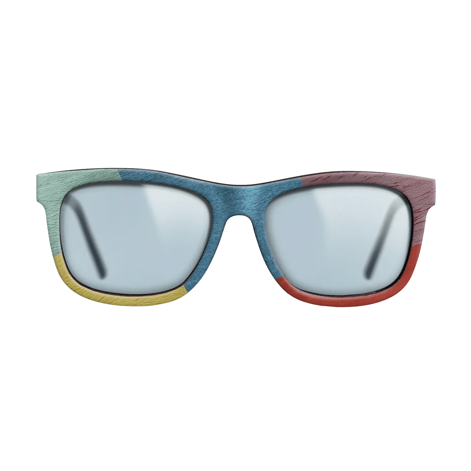 Poplar Dyed: Red,Poplar Dyed: Baby Blue,Poplar Dyed: Purple,Poplar Dyed: Yellow: Mosaic - The Hero - Square - 864 - SIRIS wood optic