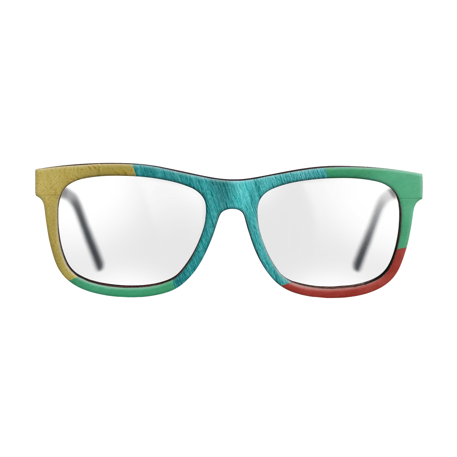 Poplar Dyed: Yellow,Poplar Dyed: Turquoise,Poplar Dyed: Blue Denim,Poplar Dyed: Green: Mosaic - The Hero - Square - 1195 - SIRIS wood optic