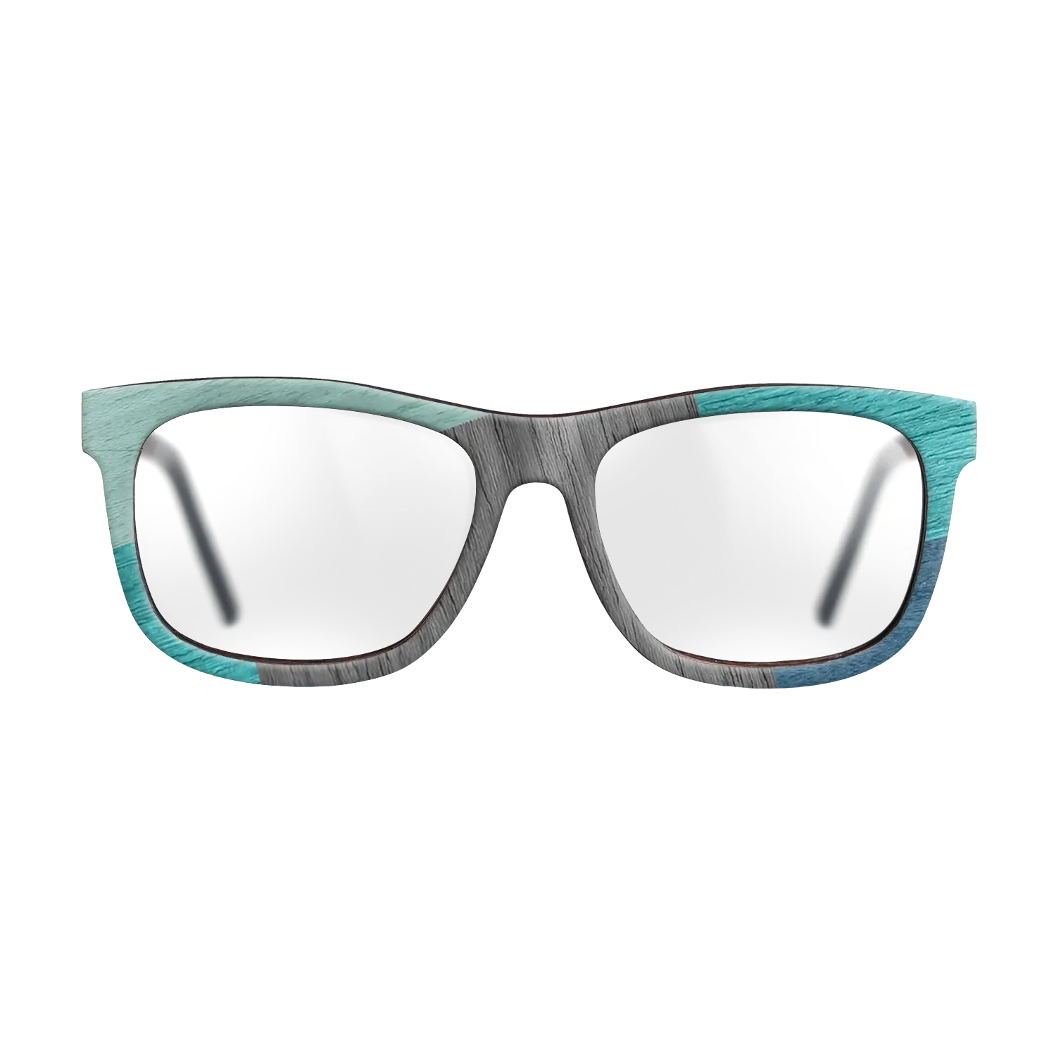 Poplar Dyed: Baby Blue,Poplar Dyed: Turquoise,Grey Oak,Poplar Dyed: Blue Denim: Mosaic - The Hero - Square - 1777 - SIRIS wood optic