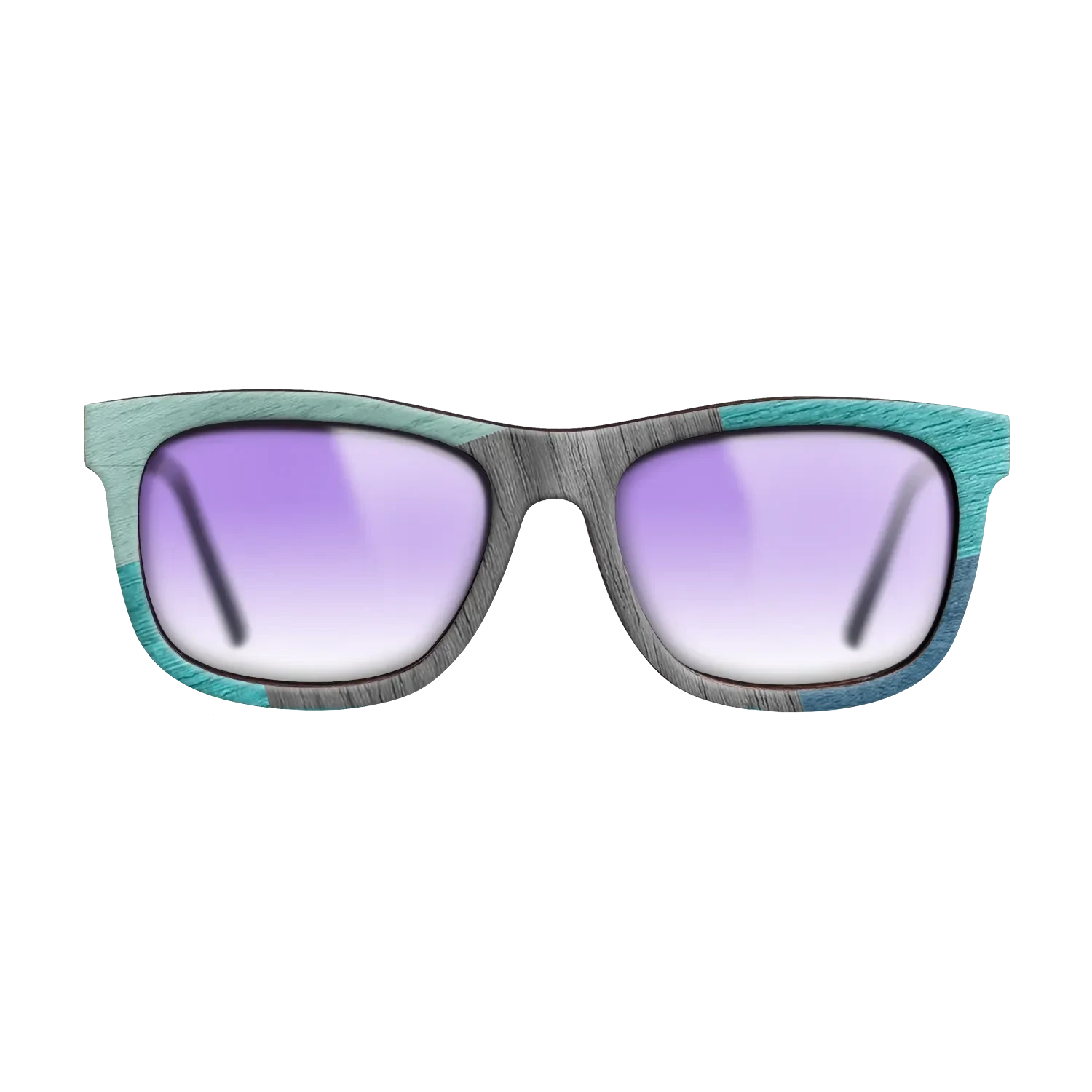 Poplar Dyed: Baby Blue,Poplar Dyed: Turquoise,Grey Oak,Poplar Dyed: Blue Denim: Mosaic - The Hero - Square - 1777 - SIRIS wood optic